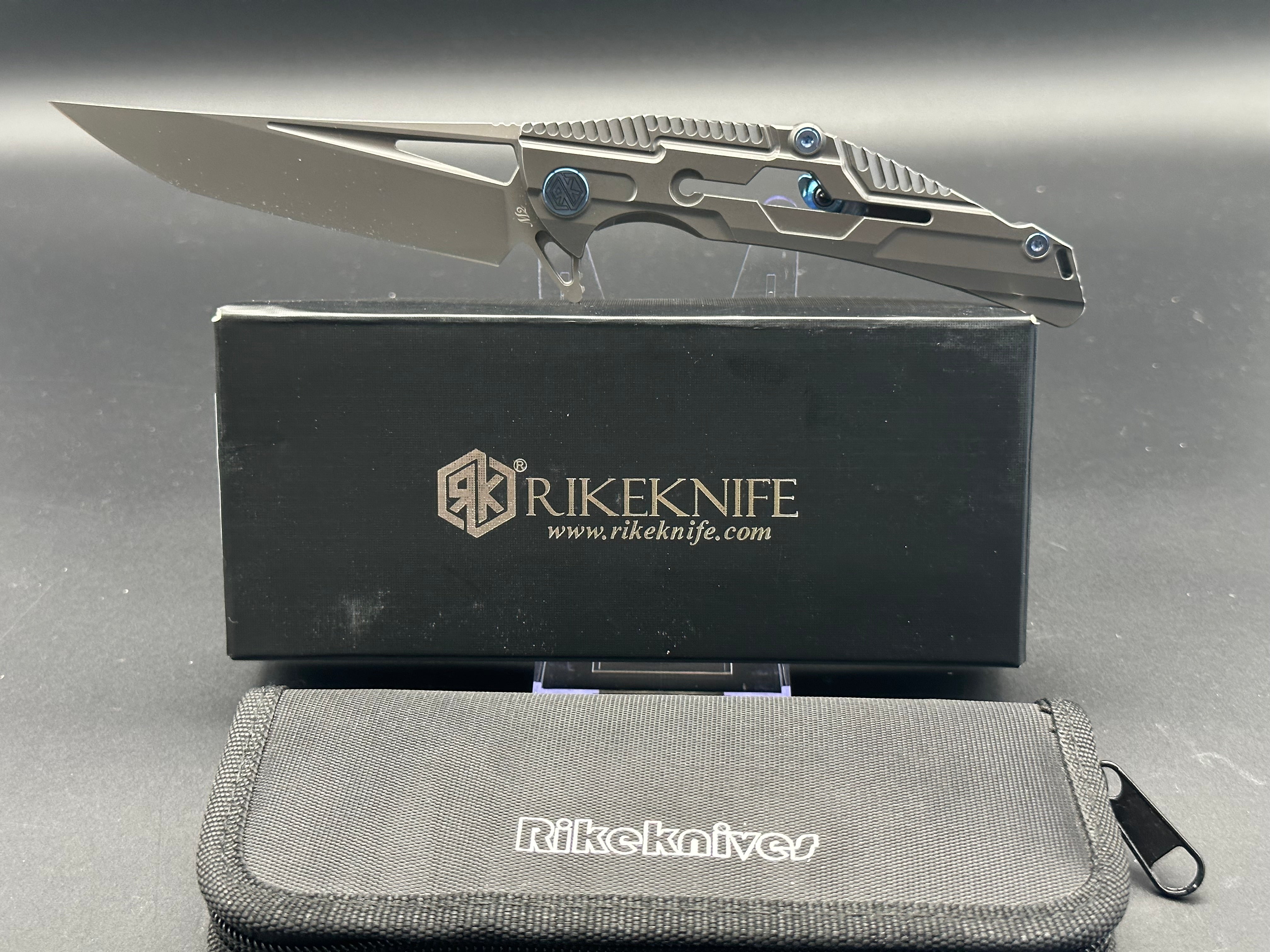 Rike M2 Tactical Folding Knife - High Carbon Steel Blade, Pocket EDC Knife for Outdoor Camping, Hunting, and Everyday Carry (EDC)