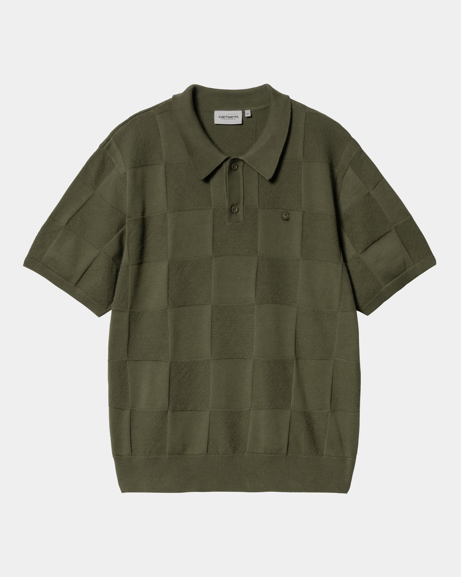 Checker Polo Shirt for Men | Dollar Green Color | Perfect for Casual Wear, Office & Outdoor Activities