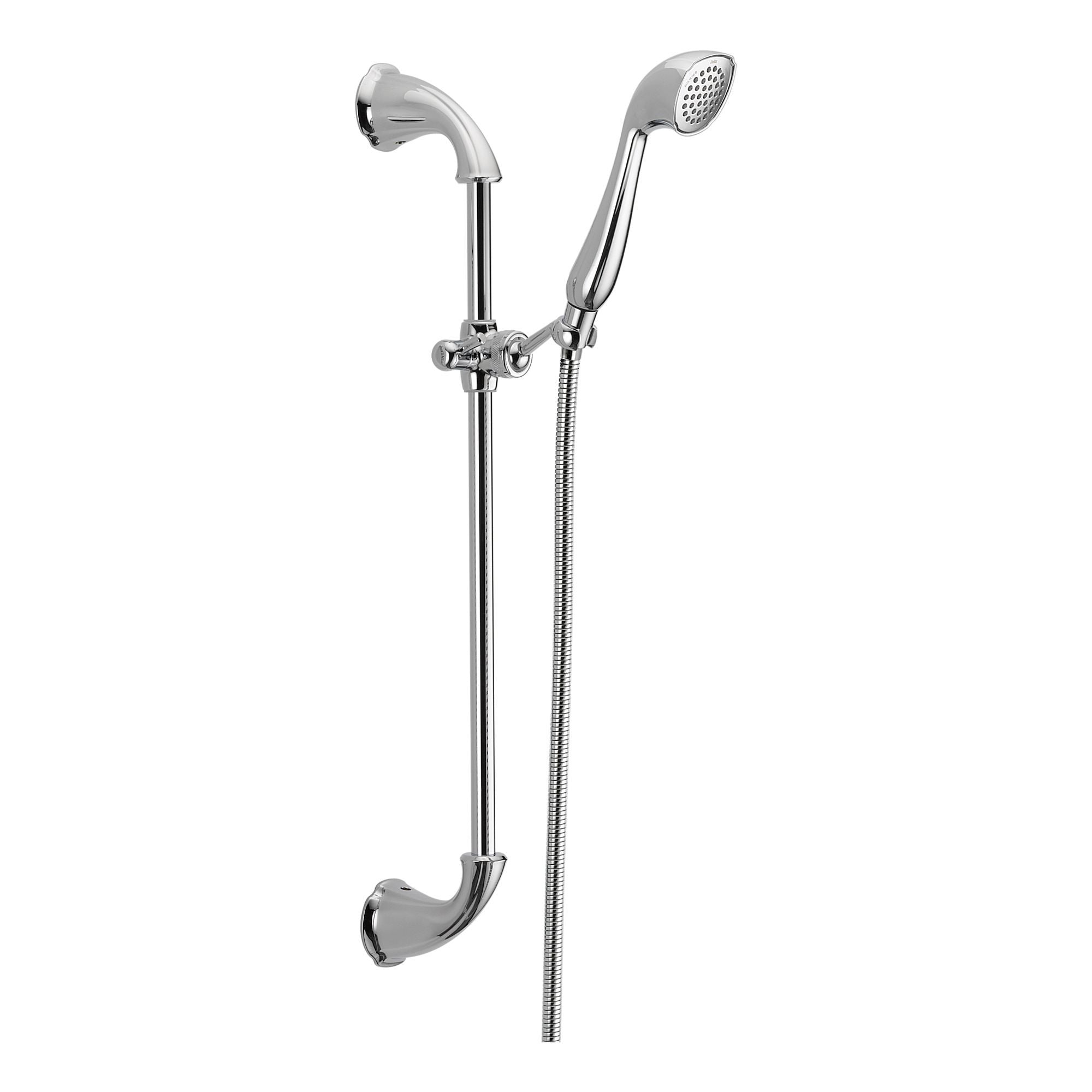 Delta Addison 1-Setting Hand Shower with Slide Bar in Chrome - 59210 Model | Perfect for Bathroom Renovation & Spa-Like Shower Experience