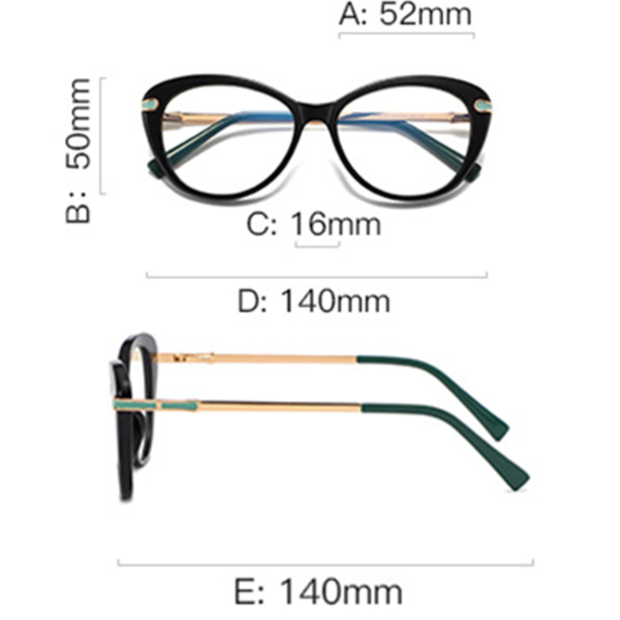Bullabulling Women's Blue Light Blocking Reading Glasses with Spring Hinge - Stylish Computer & Reading Eyewear for Work, Study & Screen Time