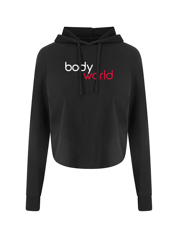 Body World Cross Back Hoodie - Stylish & Comfortable Women's Pullover for Workouts, Yoga & Casual Wear
