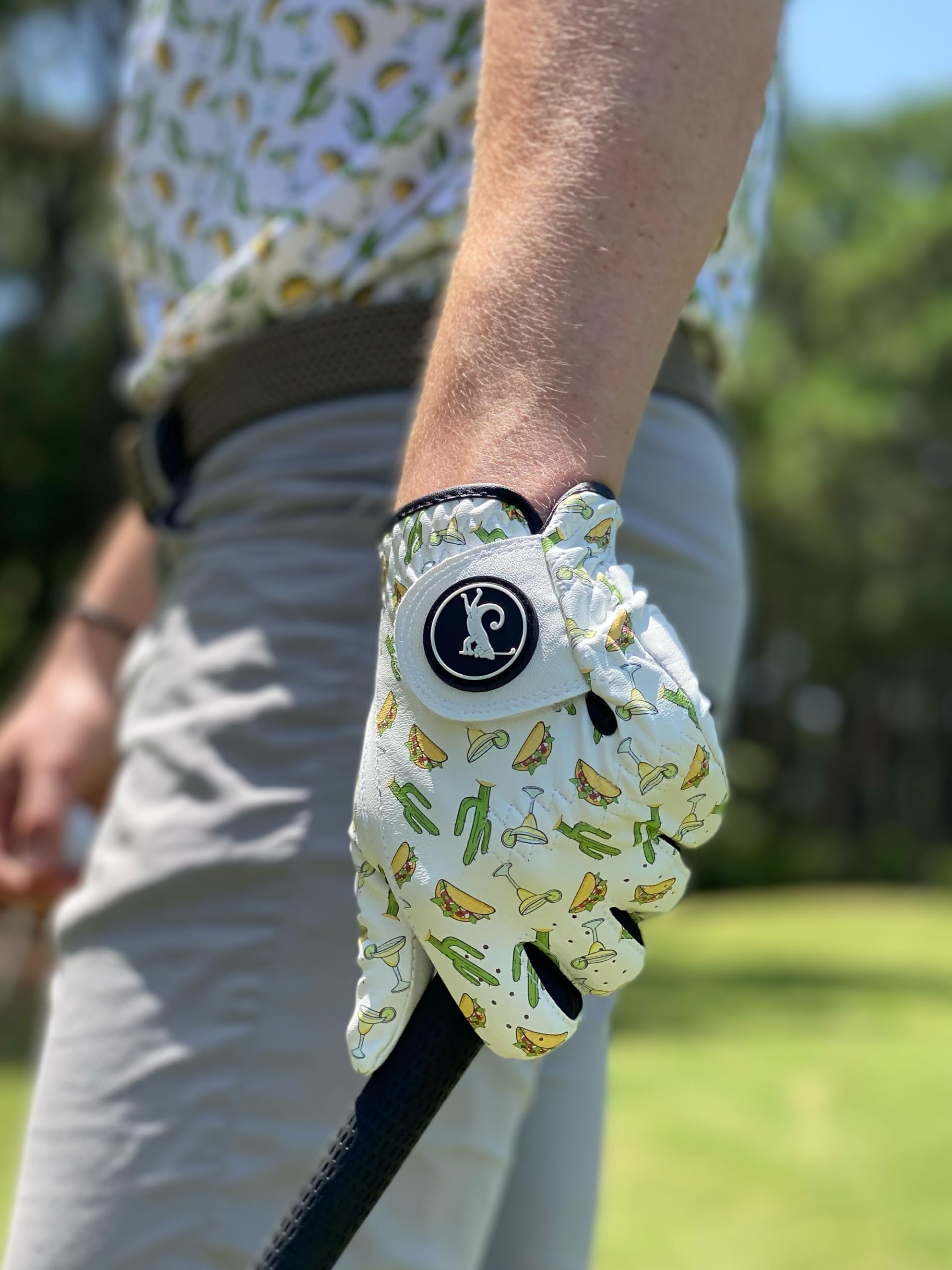 Chameleon Golf Gloves for Men - Right-Handed Breathable Golf Gloves with Grip - Perfect for Golf Practice, Driving Range & Club Tournaments