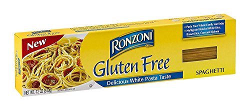 Ronzoni Gluten Free Spaghetti Pasta - 12 Oz (Pack of 12) | Wheat Free, Certified Gluten Free | Perfect for Italian Dishes, Pasta Salads & Family Dinners
