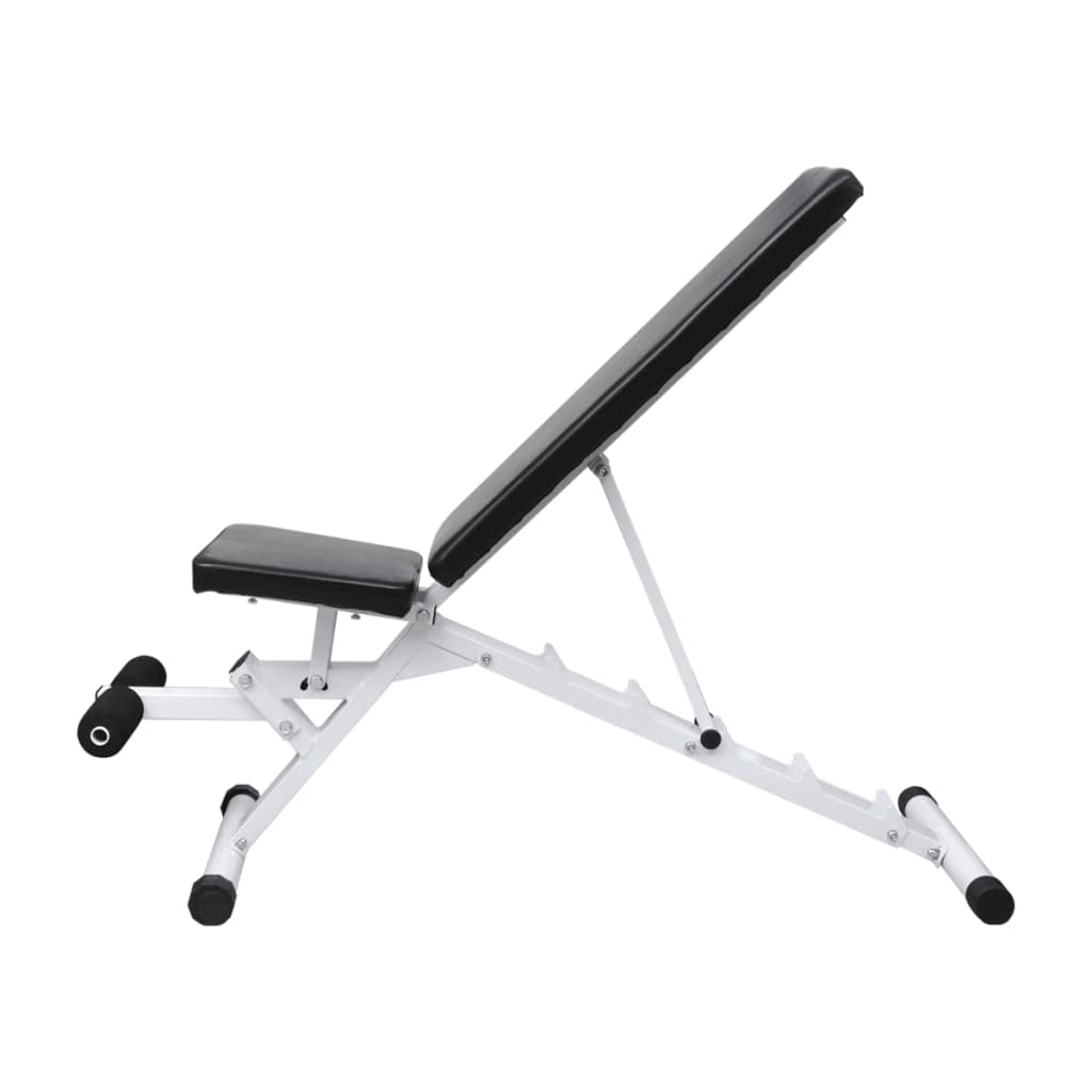 vidaXL Adjustable Workout Bench - Heavy-Duty Steel, 5 Backrest Levels for Home & Gym Fitness