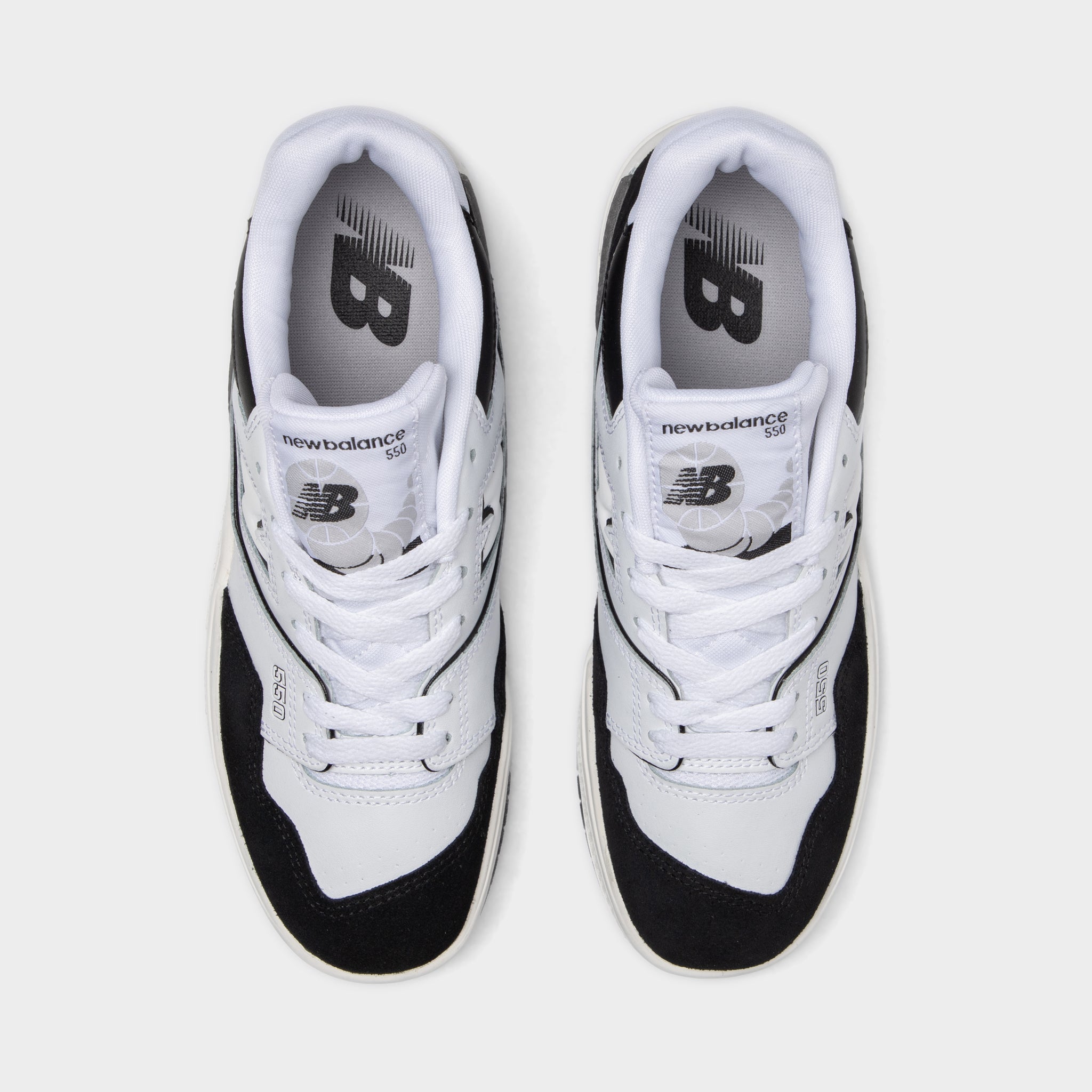 New Balance GSB550CA Boys' Sneakers - White & Black Athletic Shoes for Kids | Comfortable School & Casual Wear