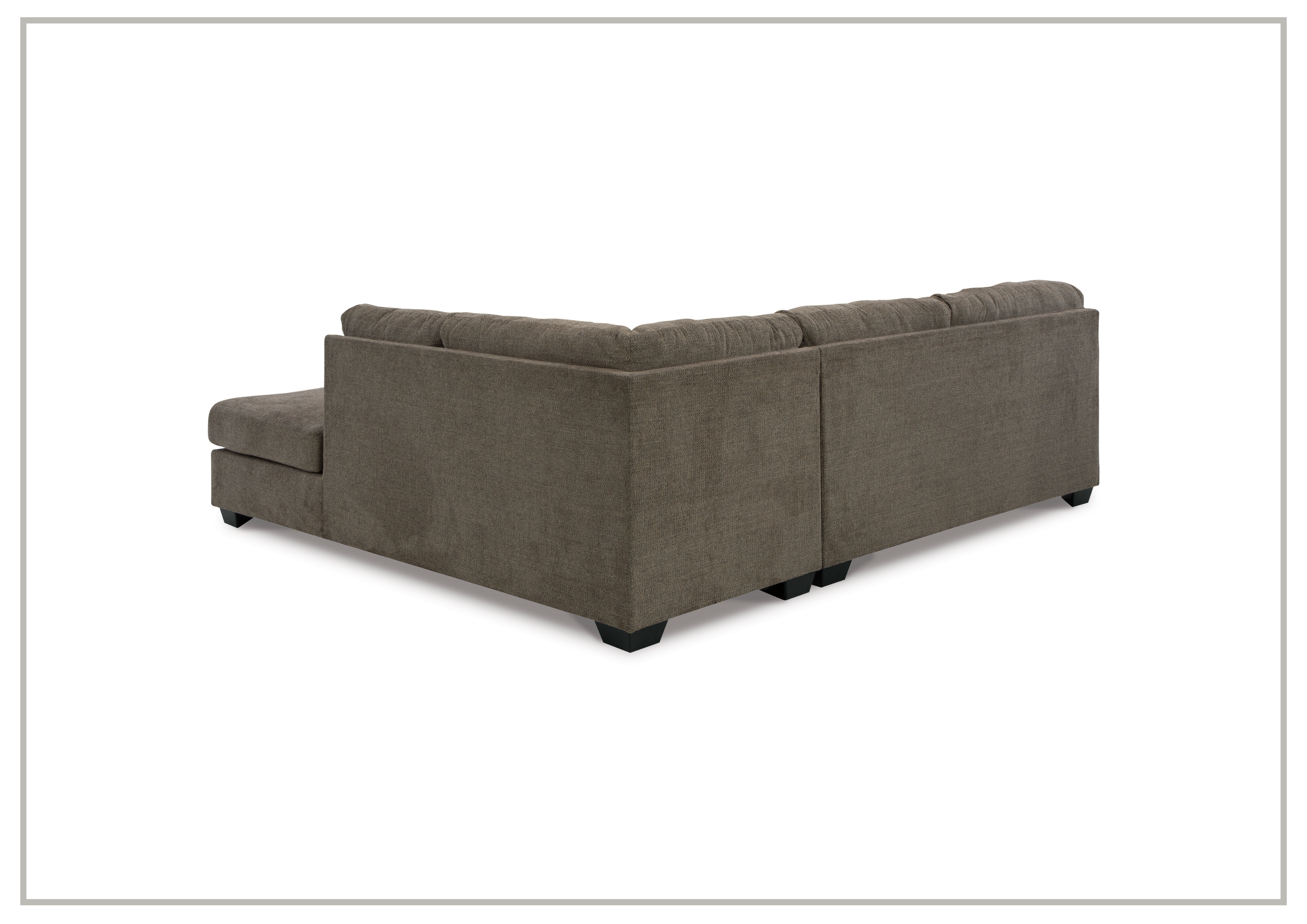 Gio Italia Marston Fabric 2-Piece Sleeper Sectional Sofa with Chaise Lounge | Light & Dark Color Options | Perfect for Small Spaces & Guest Rooms