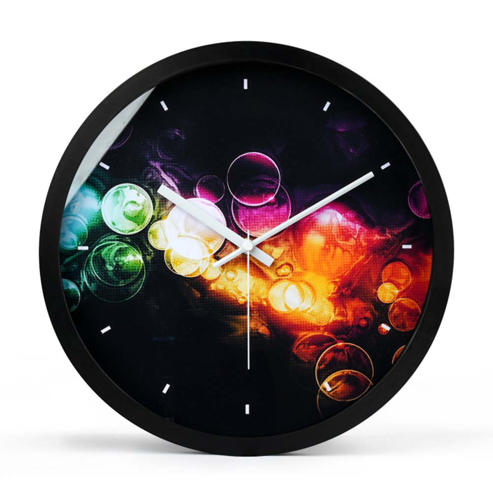 12 Inch Modern Wall Clock - Silent Non-Ticking Quartz Clock for Living Room, Bedroom, Office | Minimalist Design, Battery Operated, Easy to Hang | Perfect Home Decor & Gift Idea