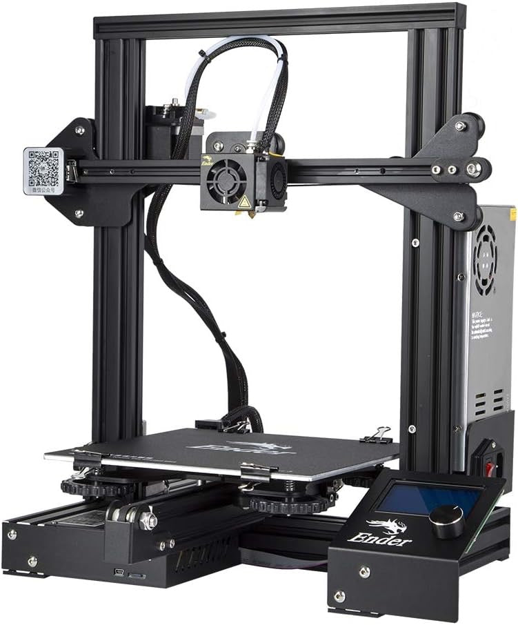 Creality Ender 3 3D Printer Kit - Open Source DIY 3D Printing Machine for Home, School & Office Use | Perfect for Prototyping, Hobby Projects & Educational Purposes