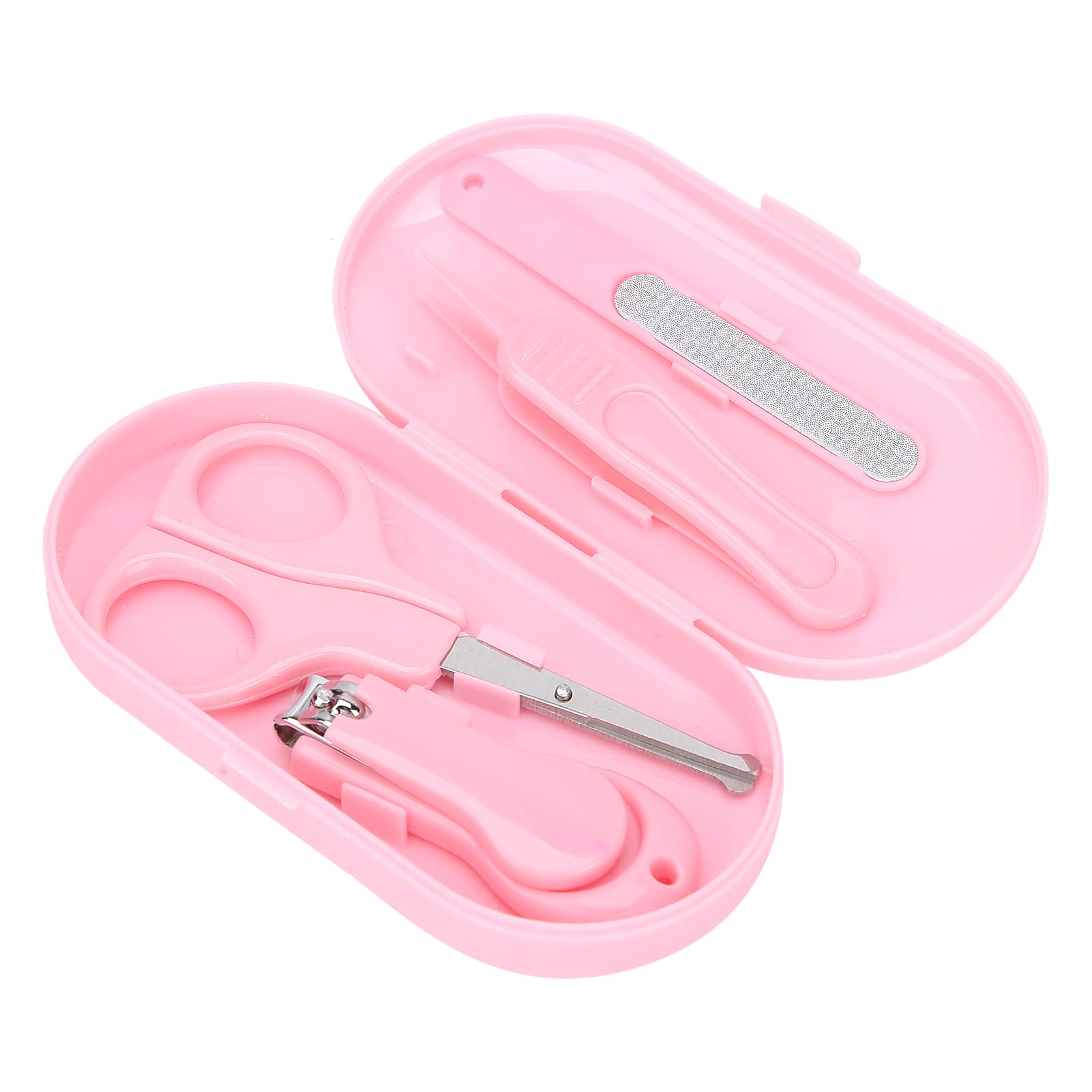 Safe & Gentle Baby Nail Clippers Set - Newborn Infant Toddler Nail Care Kit with Rounded Scissors & Nail File - Perfect for Newborns 0-24 Months - Ideal for Baby Grooming & Safe Nail Trimming at Home