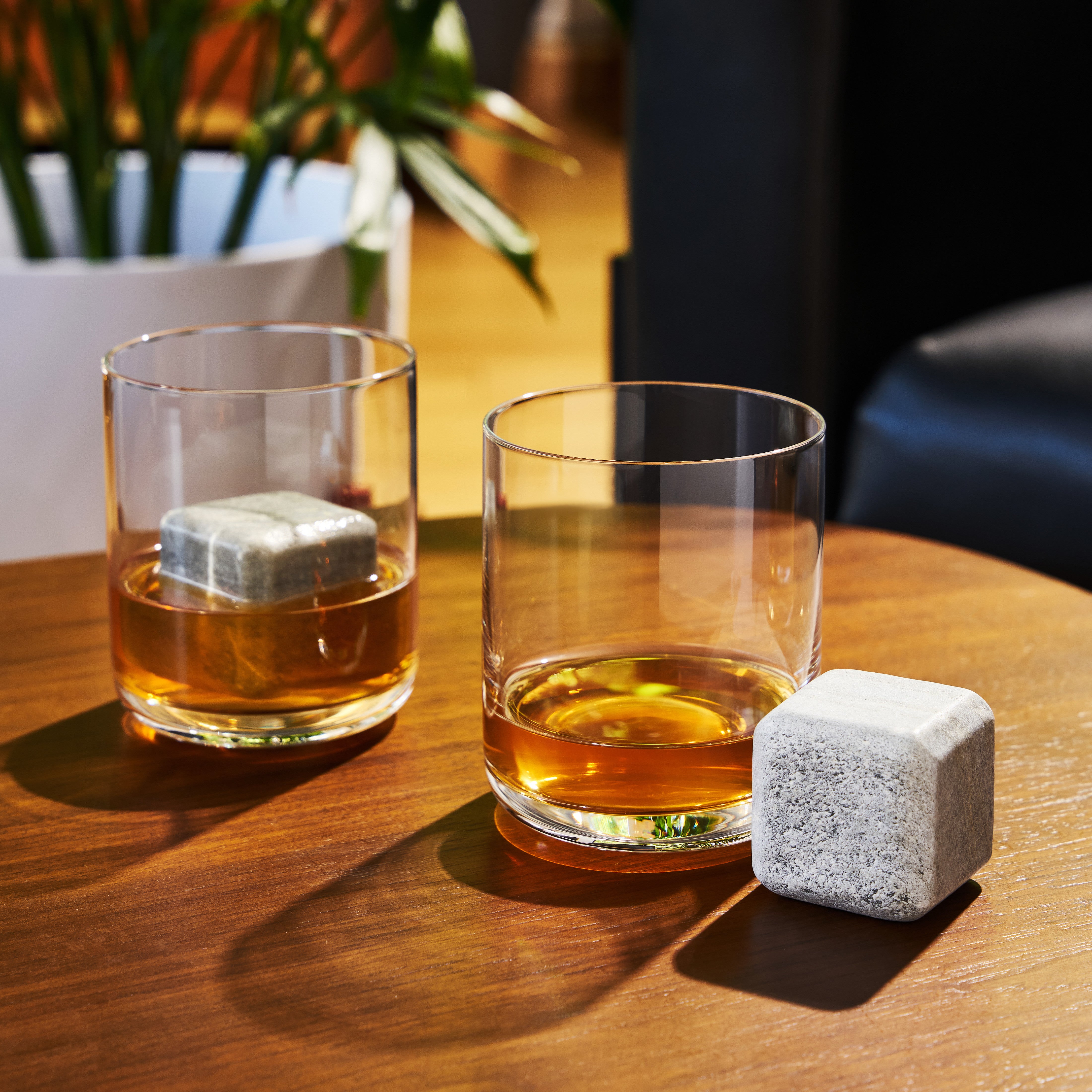 Premium Natural Soapstone Cubes Set of 2 - Glacier Rocks for Home Decor, Massage Therapy & Spa Relaxation - Perfect for Aromatherapy, Feng Shui & Stress Relief