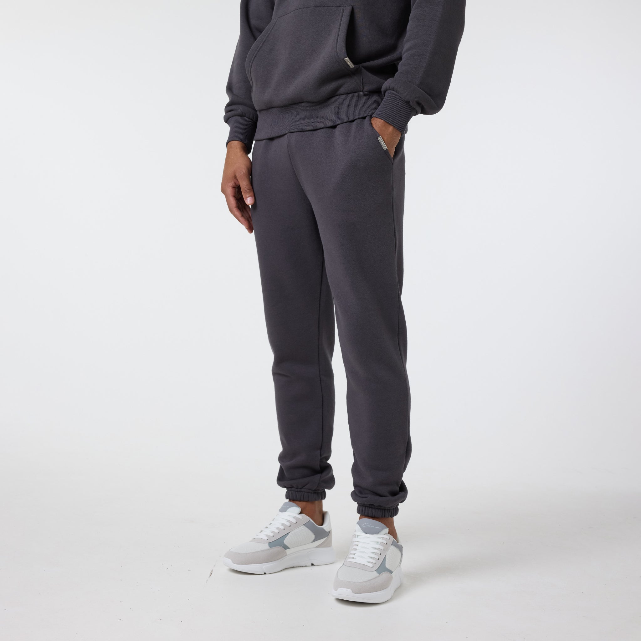 Comfortable Relaxed Fit Tracksuit for Men & Women - Dark Grey | Casual Lounge Wear, Gym Jogging Outfit, Home Relaxation