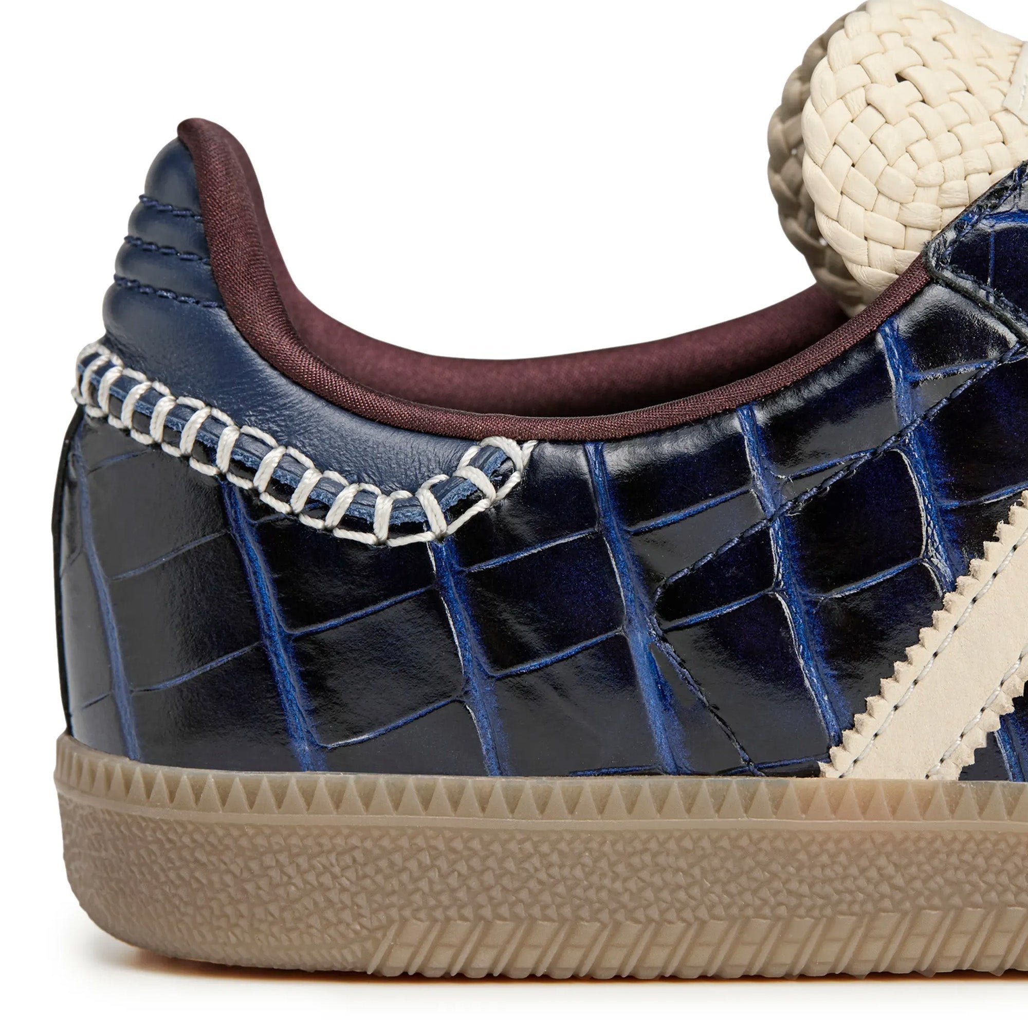 Adidas Samba Wales Bonner 'Navy Croc' Sneakers 2024 - Limited Edition Men's & Women's Casual Shoes for Streetwear & Fashion Lovers