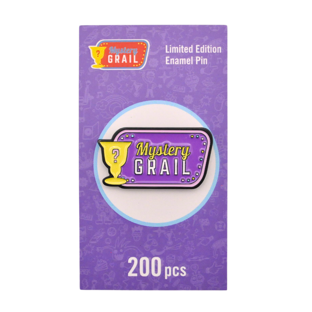 Exclusive Limited Edition Mystery Grail Enamel Pin (Purple) - Collector's Item /200 pcs - Perfect for Pin Collections, Gifts & Pop Culture Enthusiasts