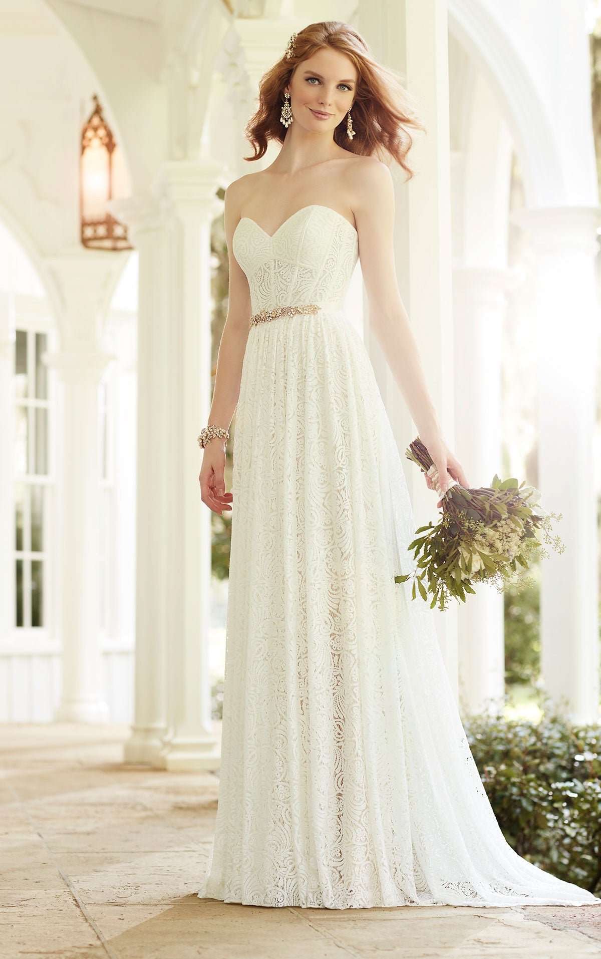 Martina Liana Sadie Sample Wedding Skirt - A-Line Tulle Bridal Gown with Lace Appliques for Bridal Shower, Wedding Ceremony & Formal Events