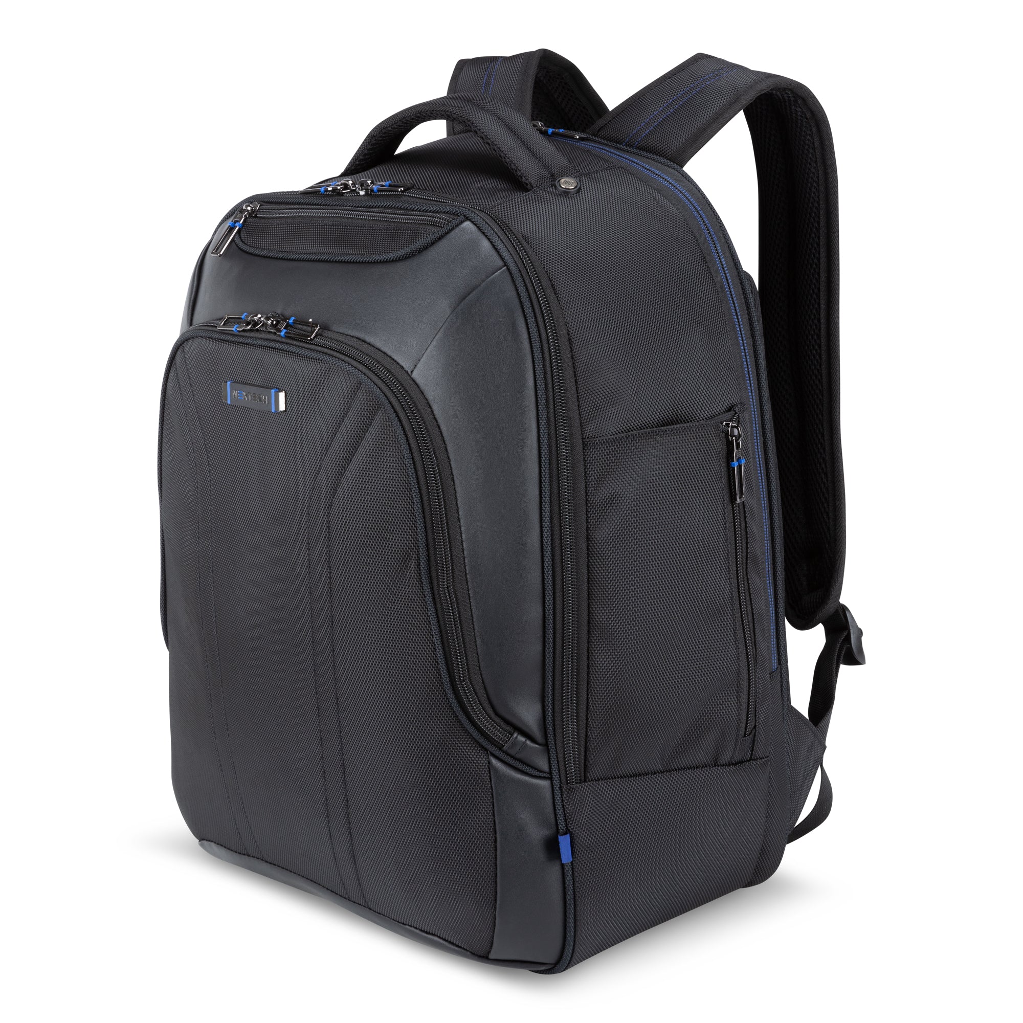 Nextech Professional Business Backpack for Men & Women - Waterproof Laptop Backpack with USB Charging Port - Perfect for Office, Travel, and Commuting
