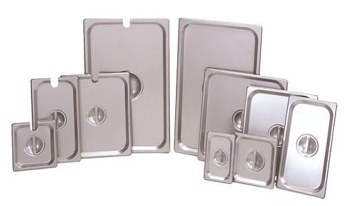 Anti-Jam Stainless Steel Steam Table Pan Covers - Commercial Grade Food Warmer Lids for Buffets, Catering & Restaurant Use