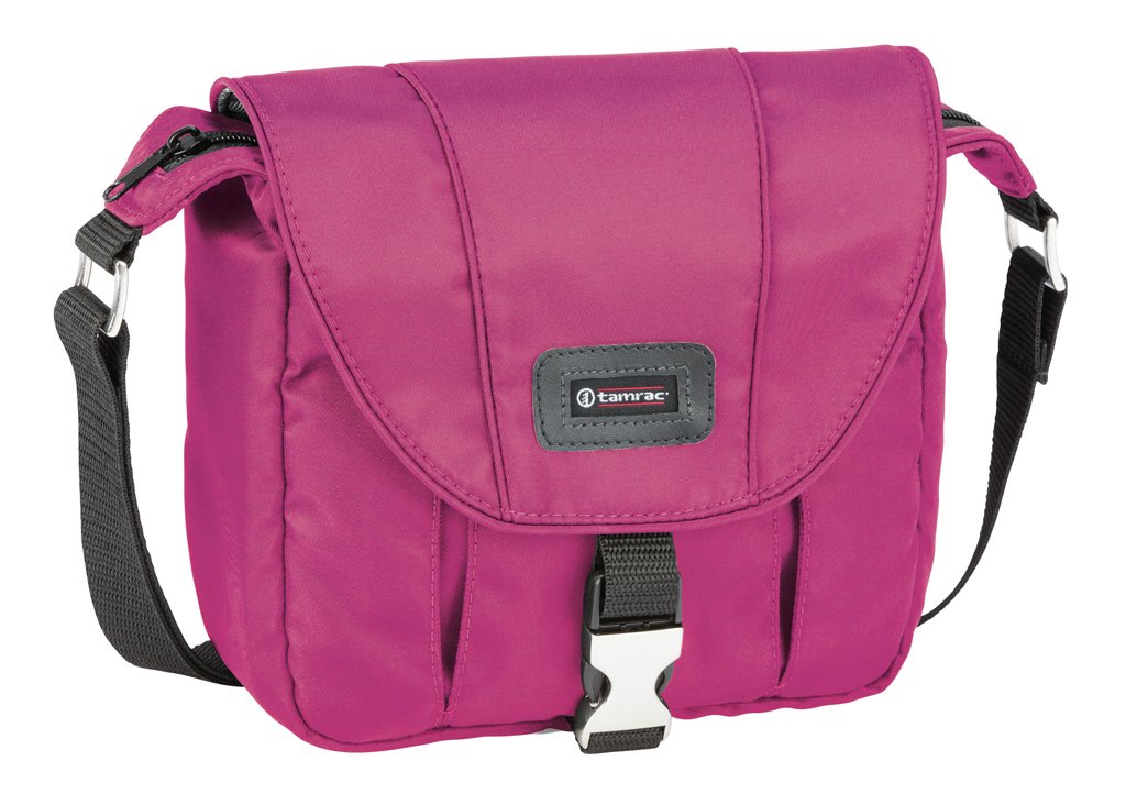 Tamrac 5421 Aria 1 Shoulder Camera Bag for Small Compact Cameras - Lightweight & Durable (Berry) - Perfect for Travel, Hiking & Everyday Photography