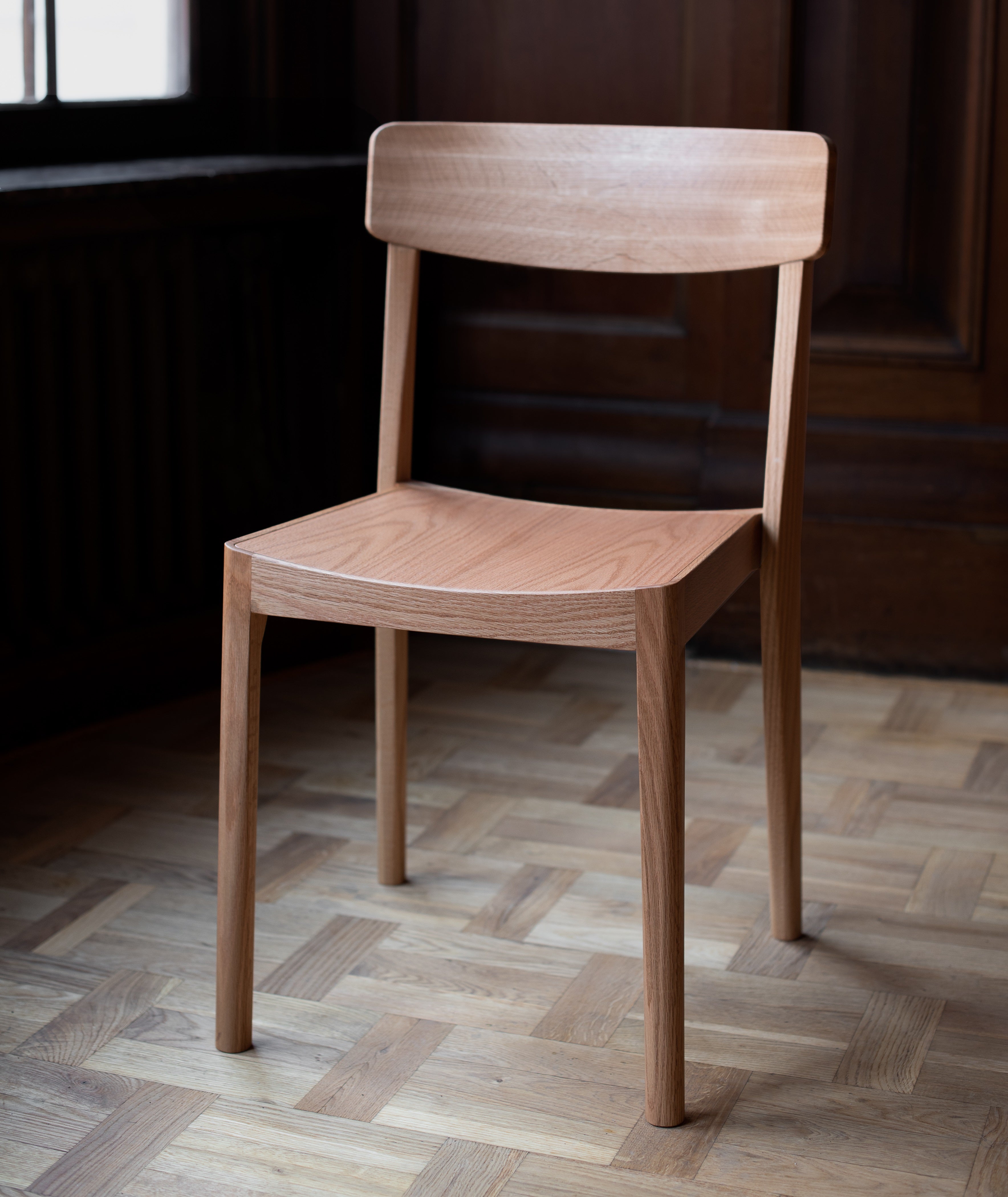 Ariake Handcrafted Wooden Carved Chair - Elegant Dining Room & Living Room Accent Furniture for Home Decor