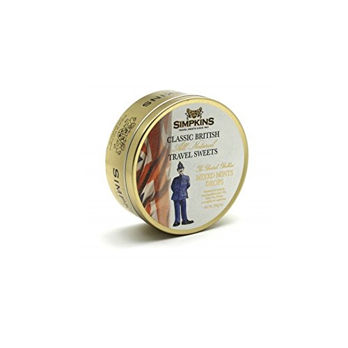 Simpkins Classic British All Natural Travel Sweet - Mixed Mints Drops 200g | Refreshing Breath Mints for Travel, Office & Daily Use | Sugar-Free Candy for Fresh Breath On-The-Go