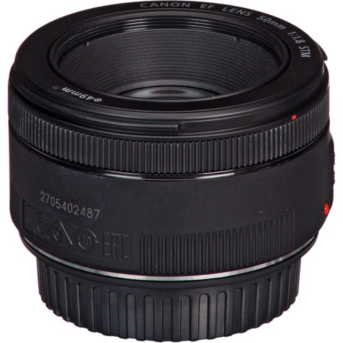 Canon EF 50mm f/1.8 STM Lens - Fast Prime Portrait Lens for DSLR Cameras | Perfect for Low Light Photography, Street Photography & Video Shooting