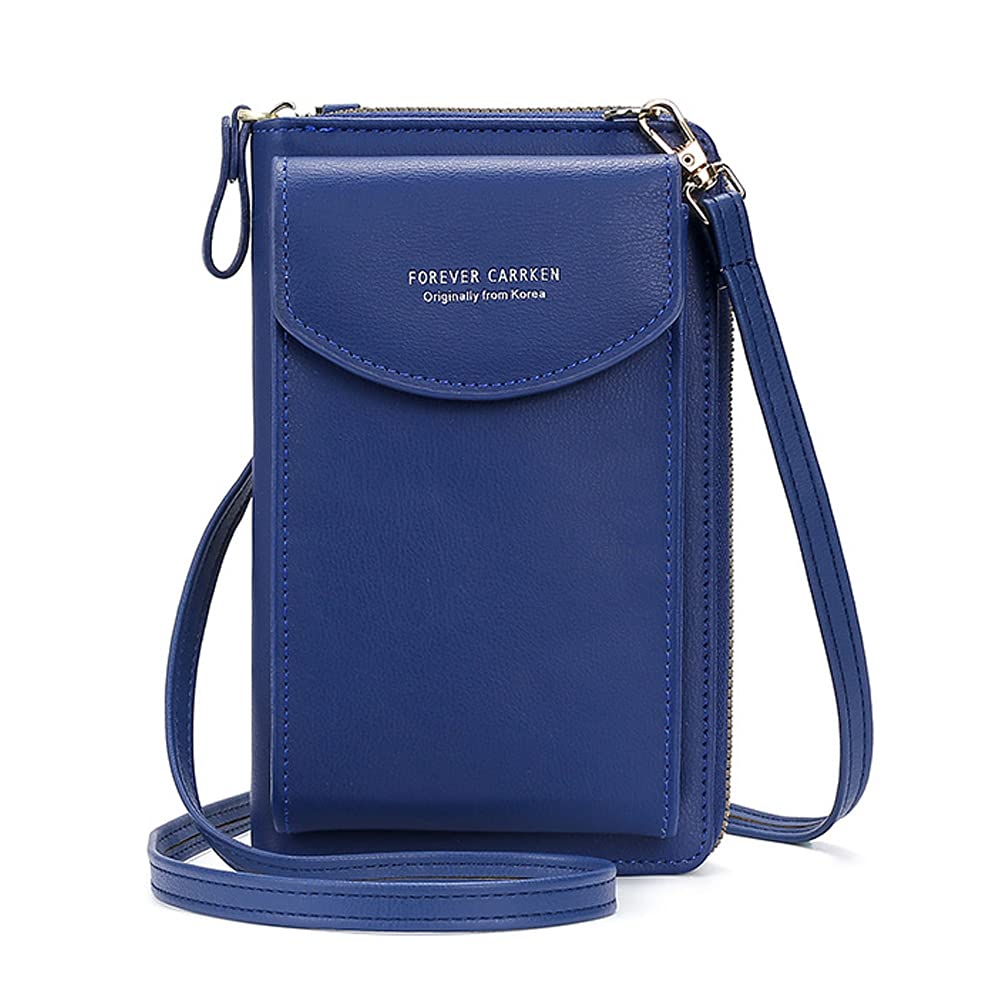 Women's Small PU Leather Crossbody Phone Bag - Stylish Cellphone Purse Wallet for Everyday Use, Travel & Shopping