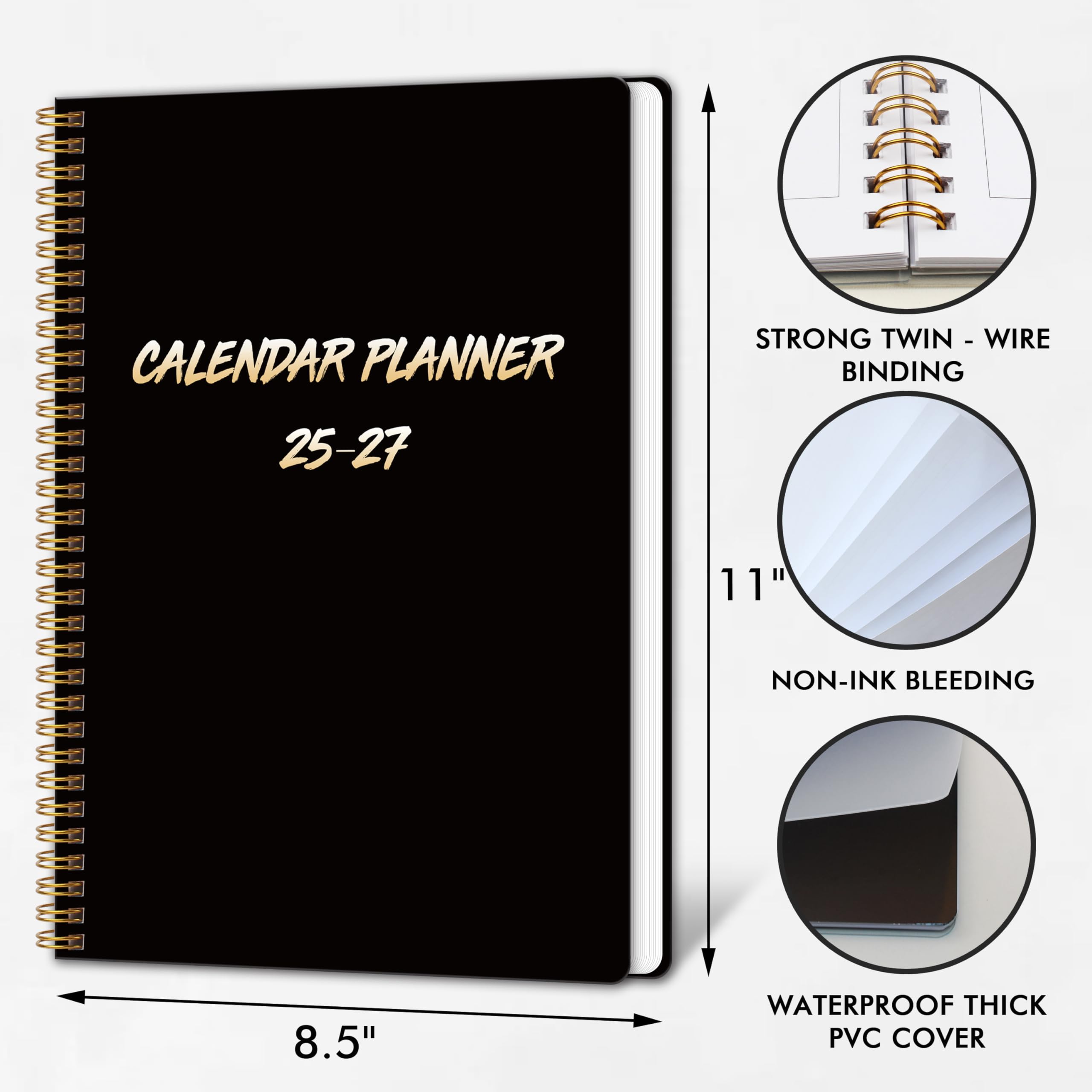 KAICN 36-Month Planner 2025-2027 | January 2025 - December 2027 Calendar | 8.5