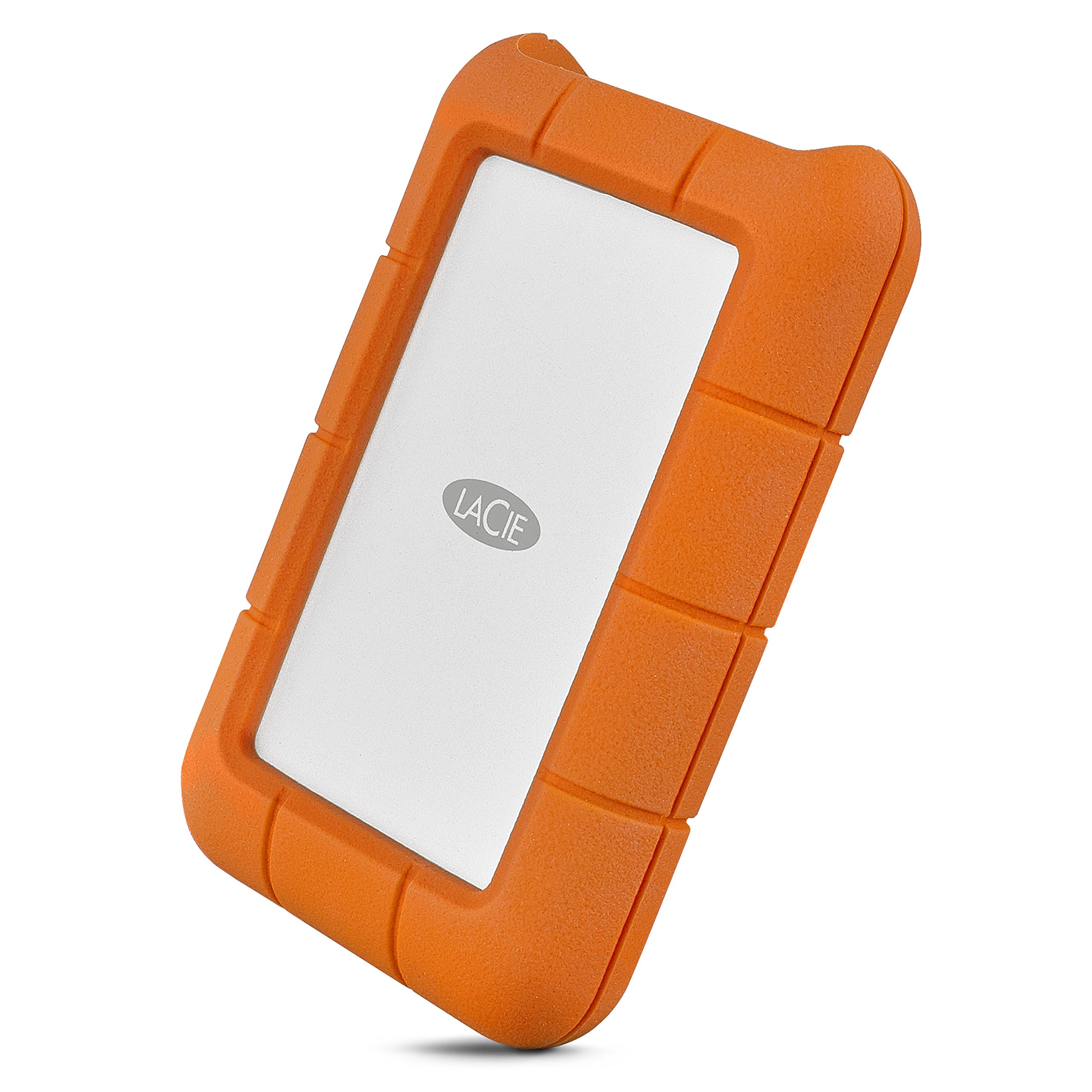 LaCie Rugged 5TB Portable External Hard Drive - Thunderbolt & USB-C/USB 3.0 Compatible, Shock/Dust/Water Resistant HDD for Mac & PC - Includes 1 Month Adobe Creative Cloud - Perfect for Travel, Photography & Video Editing (STFS5000800)