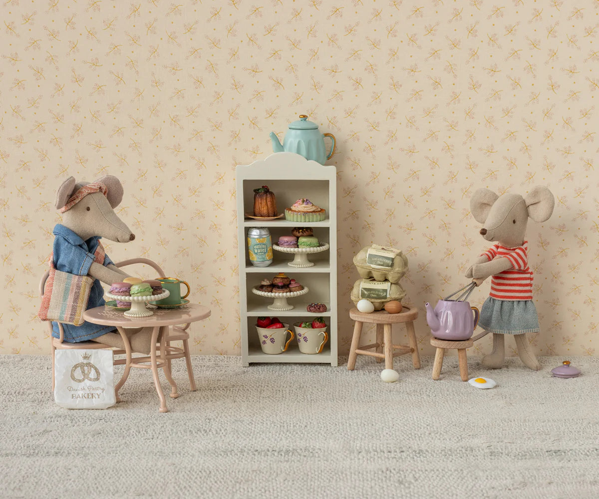 Stylish Denim Dress and Matching Bag Set - Mum Mouse Maileg Collection | Perfect for Kids' Playtime, Dress-Up, and Gift-Giving