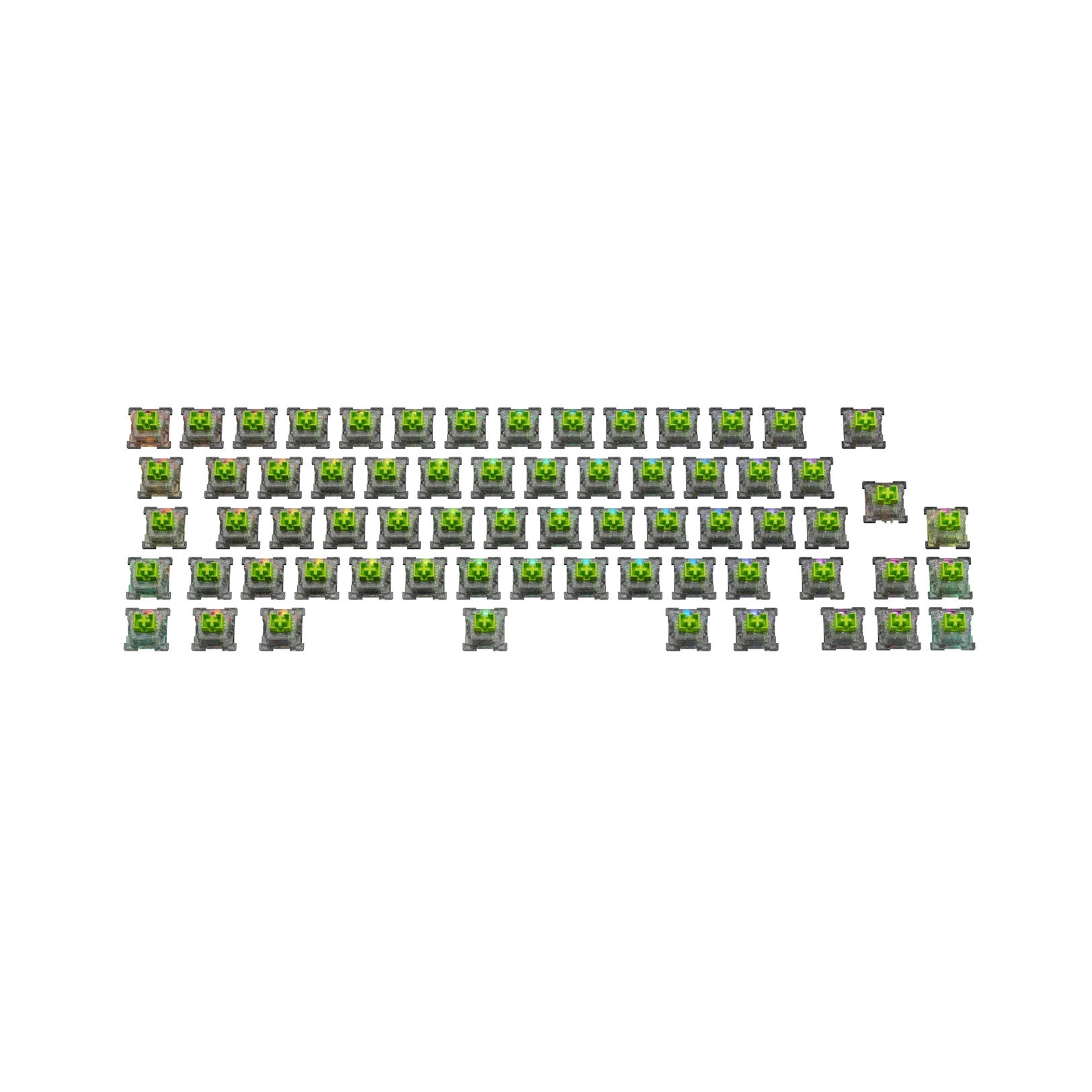 Glorious Raptor Standard HE ISO 65 Mechanical Keyboard Switches - Premium Linear Switches for Gaming, Typing & Office Use