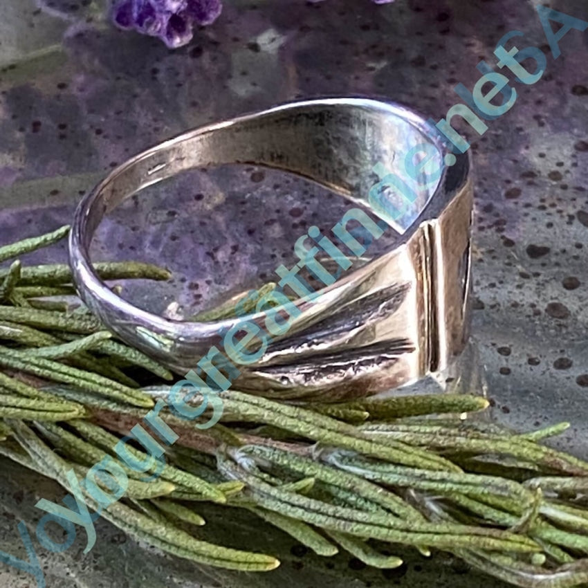 Authentic Native American Eagle Ring - Sterling Silver 11.5 Size - Handcrafted Tribal Jewelry for Men & Women - Perfect for Spiritual Ceremonies, Powwows & Everyday Wear