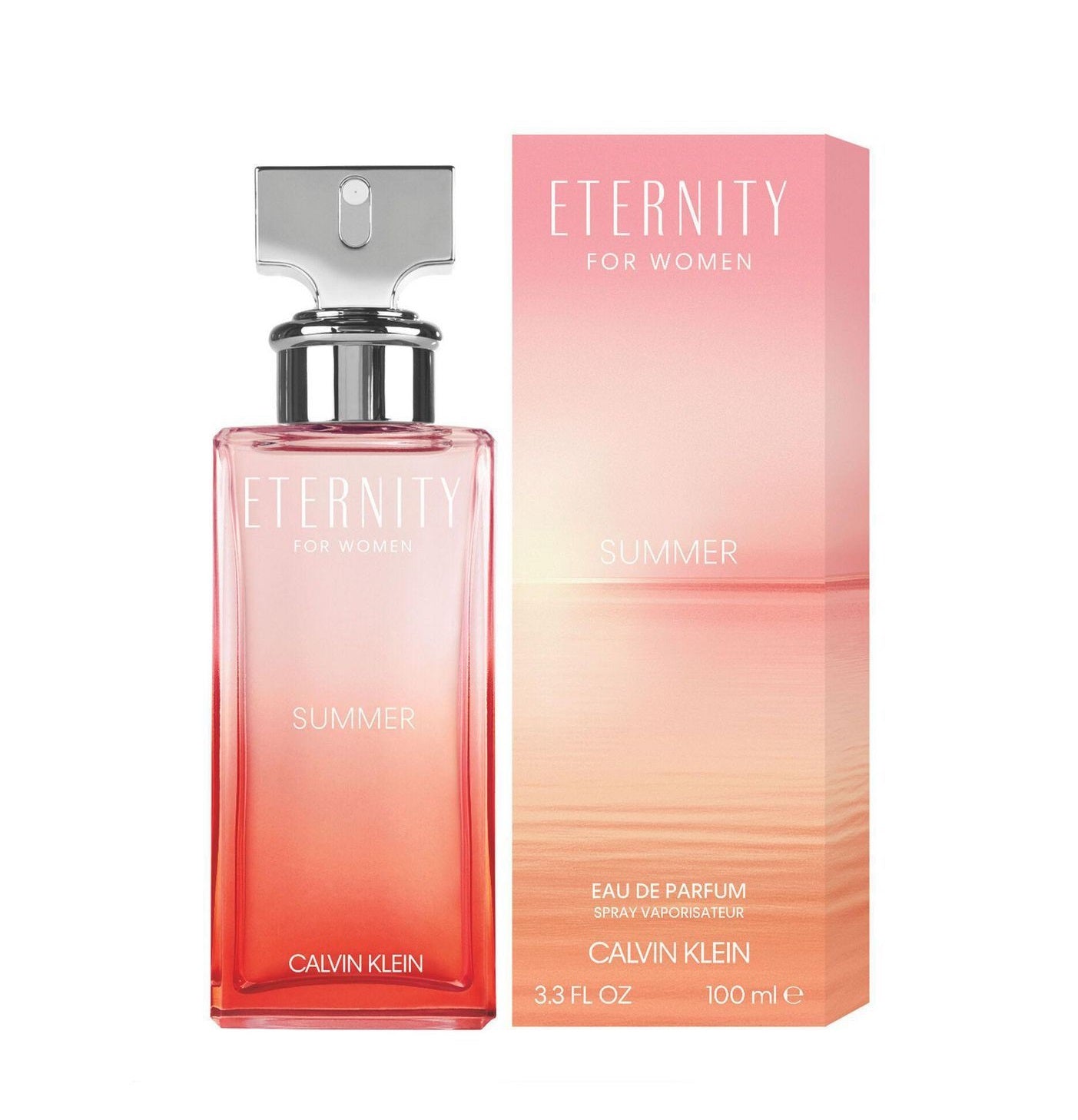 Calvin Klein CK Eternity Summer 100ML Eau de Parfum Spray for Women - Fresh Floral Scent for Daytime Wear & Summer Occasions