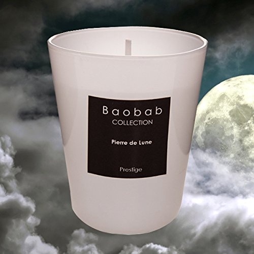 Baobab MAX16PIL Moonstone Scented Candle - 16 x 10 x 16 cm Natural Wax for Home Decor, Relaxation & Romantic Ambiance