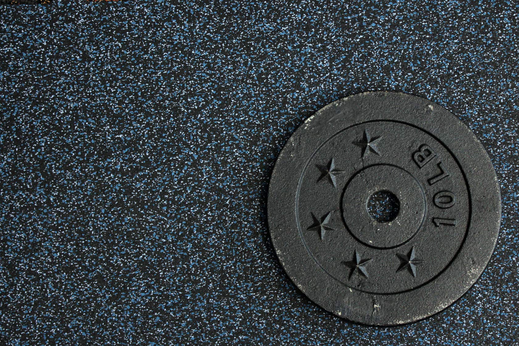 Premium 1/2 Inch (12mm) Thick 35% Dark Grey/White 4' x 16' High-Density Rubber Flooring Rolls - Non-Slip Gym Mats for Home & Commercial Workouts, Yoga, Martial Arts, and Fitness Studios - Durable Protective Exercise Flooring