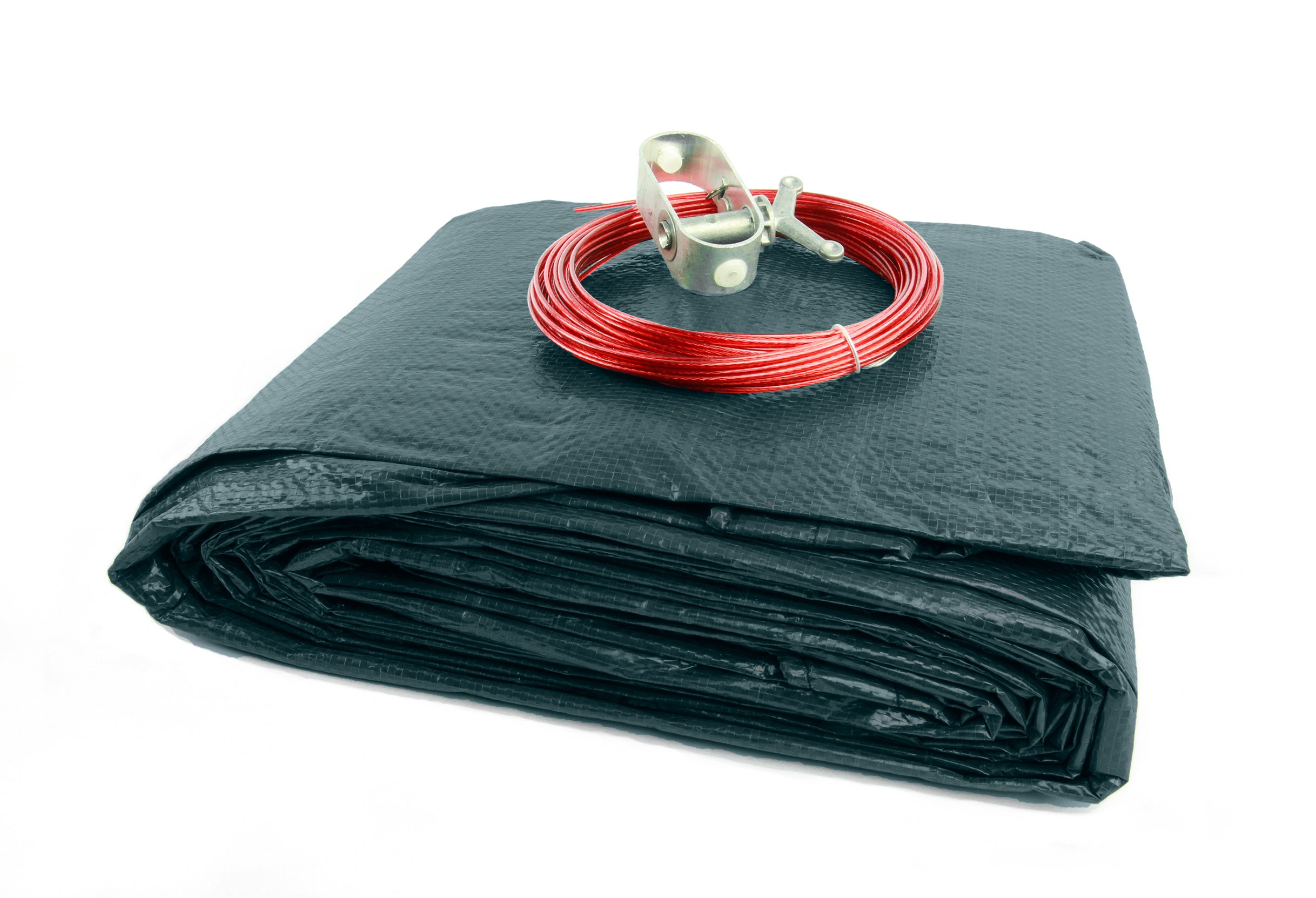 Buffalo Blizzard 21x41 ft Oval Above Ground Pool Cover - Heavy Duty Reversible Winter Pool Cover (Blue/Black) with UV Protection | Shields from Debris & Harsh Weather | Perfect for Winter Storage & Seasonal Protection