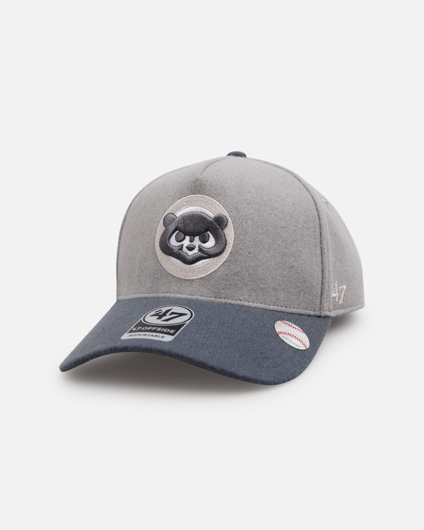 47 Brand Chicago Cubs 'Shades Of Gray' Snapback Hat - Adjustable 47 Offside Cement Baseball Cap for Men - Perfect for Game Day, Streetwear & Casual Outfits