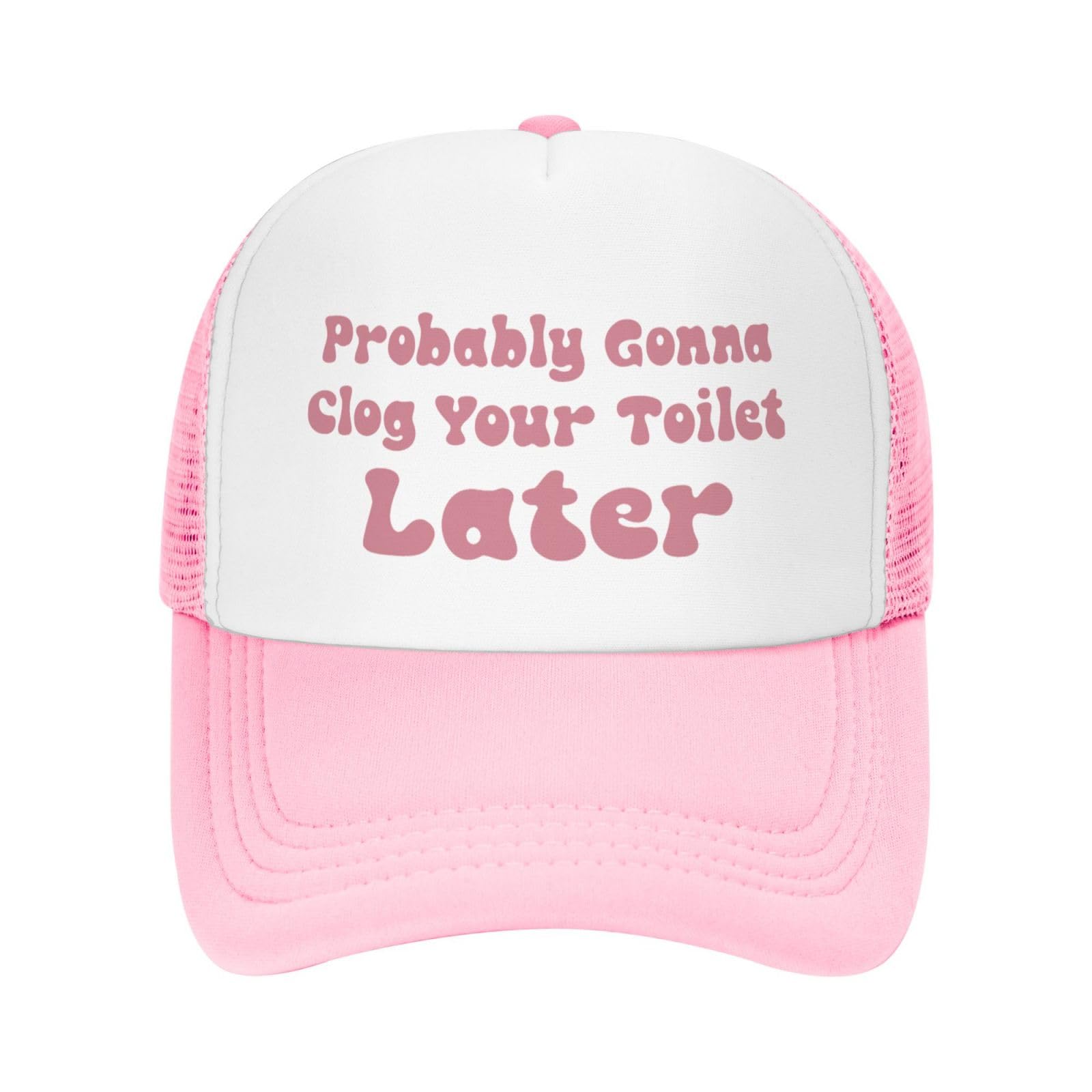 Funny Psyghotic Drinking Trucker Hat - Pink Dirty Trucker Cap for Women & Men | Perfect for Parties, Festivals & Casual Outfits