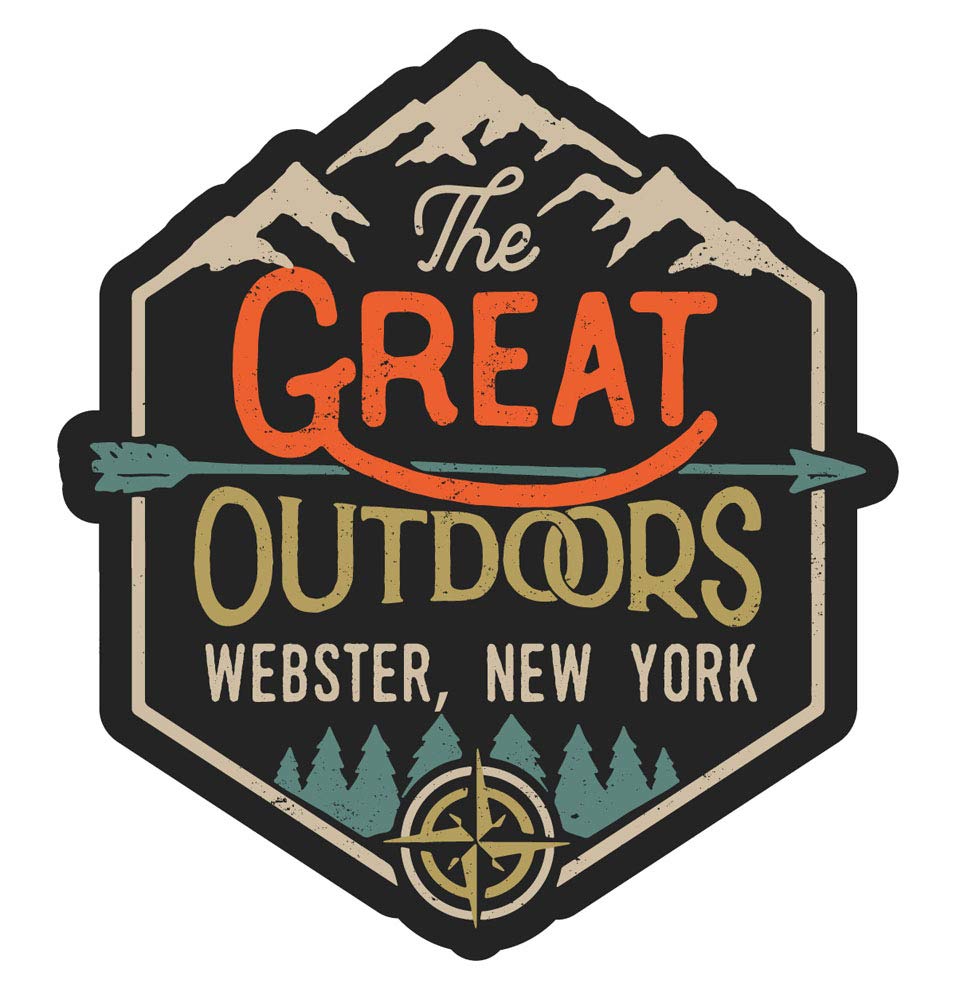 Webster New York The Great Outdoors Design 4-Inch Fridge Magnet - Collectible Souvenir for Travel Lovers, Perfect for Refrigerators, Lockers & Office Decor