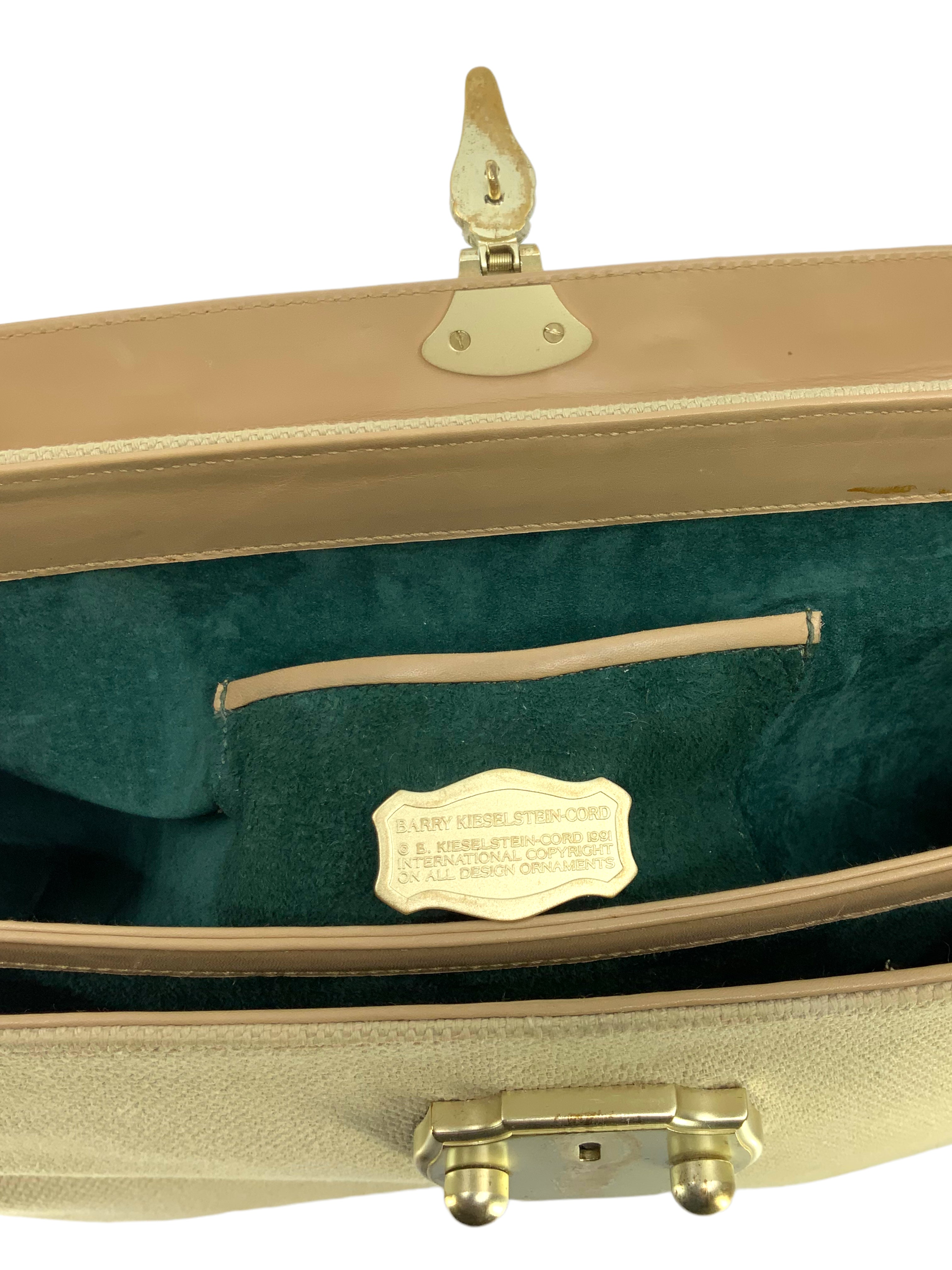 Barry Kieselstein Cord Canvas Alligator Top Handle Bag - Luxury Designer Handbag for Women, Premium Leather Shoulder Bag - Perfect for Work, Travel & Evening Events