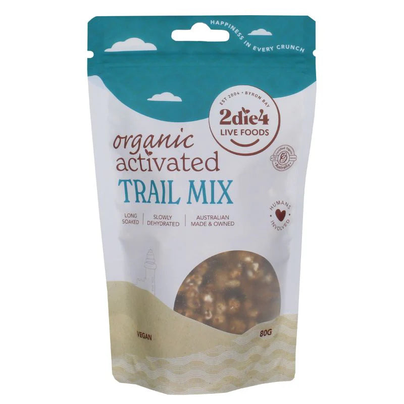 Organic Trail Mix with Superfoods - 2DIE4 Activated Snack for Hiking, Camping & Healthy On-the-Go Energy Boost