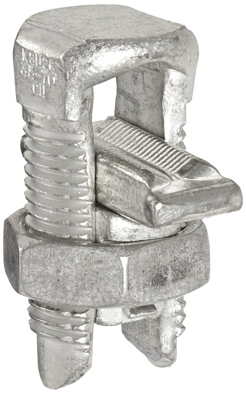 High-Quality Split-Bolt Connector for 2 AWG to 2/0 AWG Stranded Wire - Ideal for Electrical Wiring, Grounding, and DIY Projects