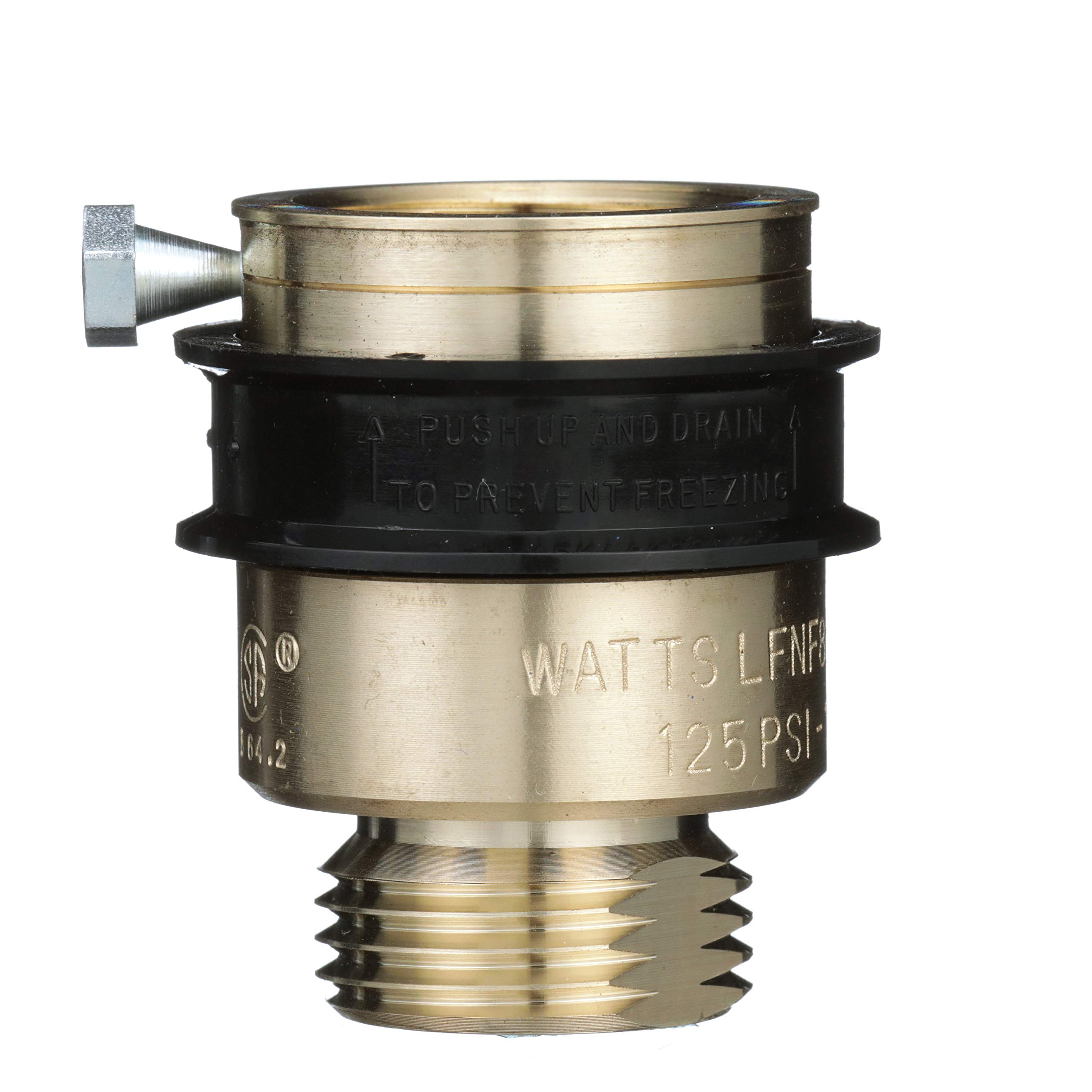 Watts 0792093 LFNF8 3/4 Inch Hose Connection Vacuum Breaker - Prevent Backflow for Garden Irrigation, Outdoor Faucets & Watering Systems