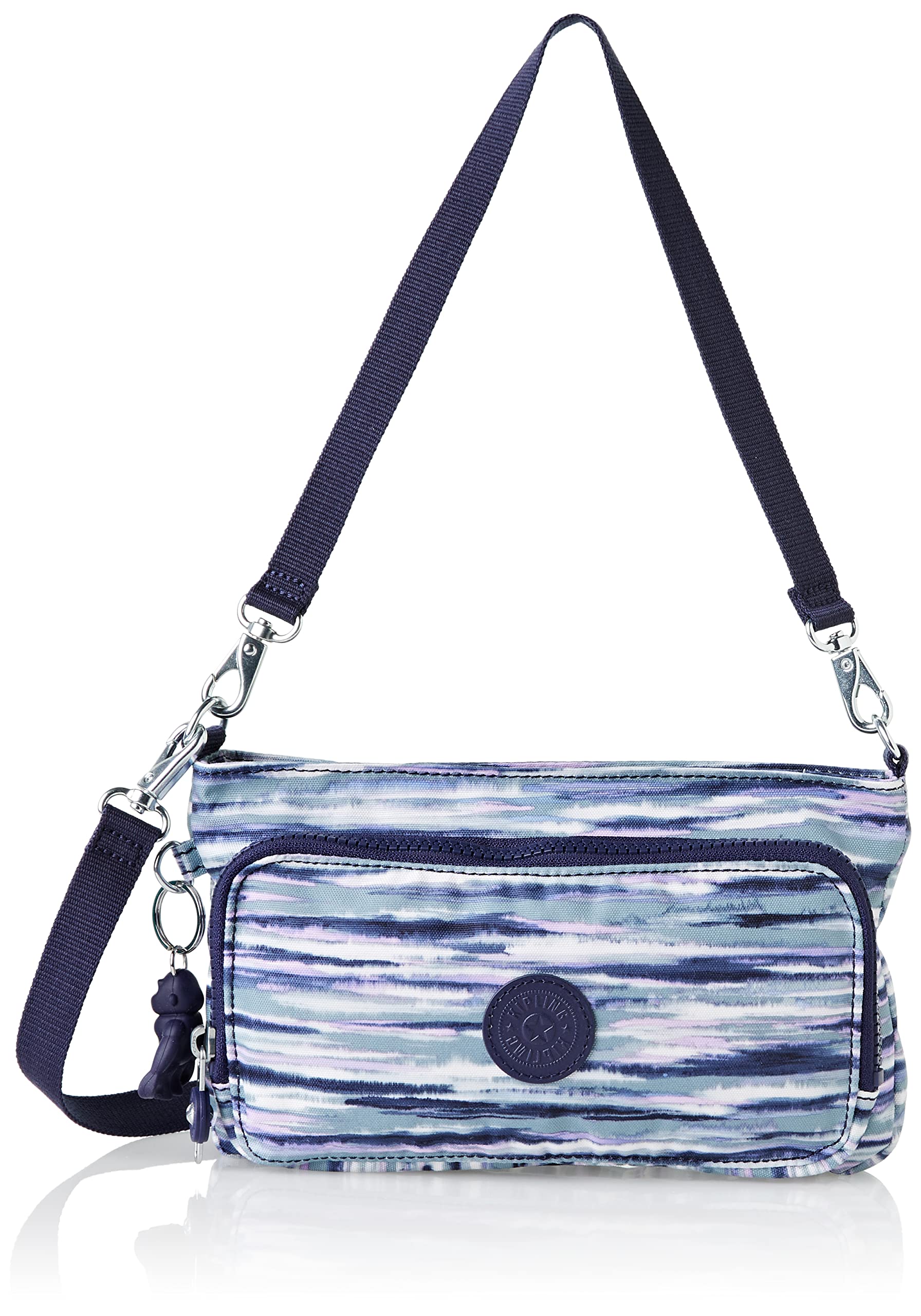 Kipling Cross-Body Bag for Women - Lightweight Travel Purse with Adjustable Strap, Grey - Perfect for Everyday Use, Commuting & Travel Accessories