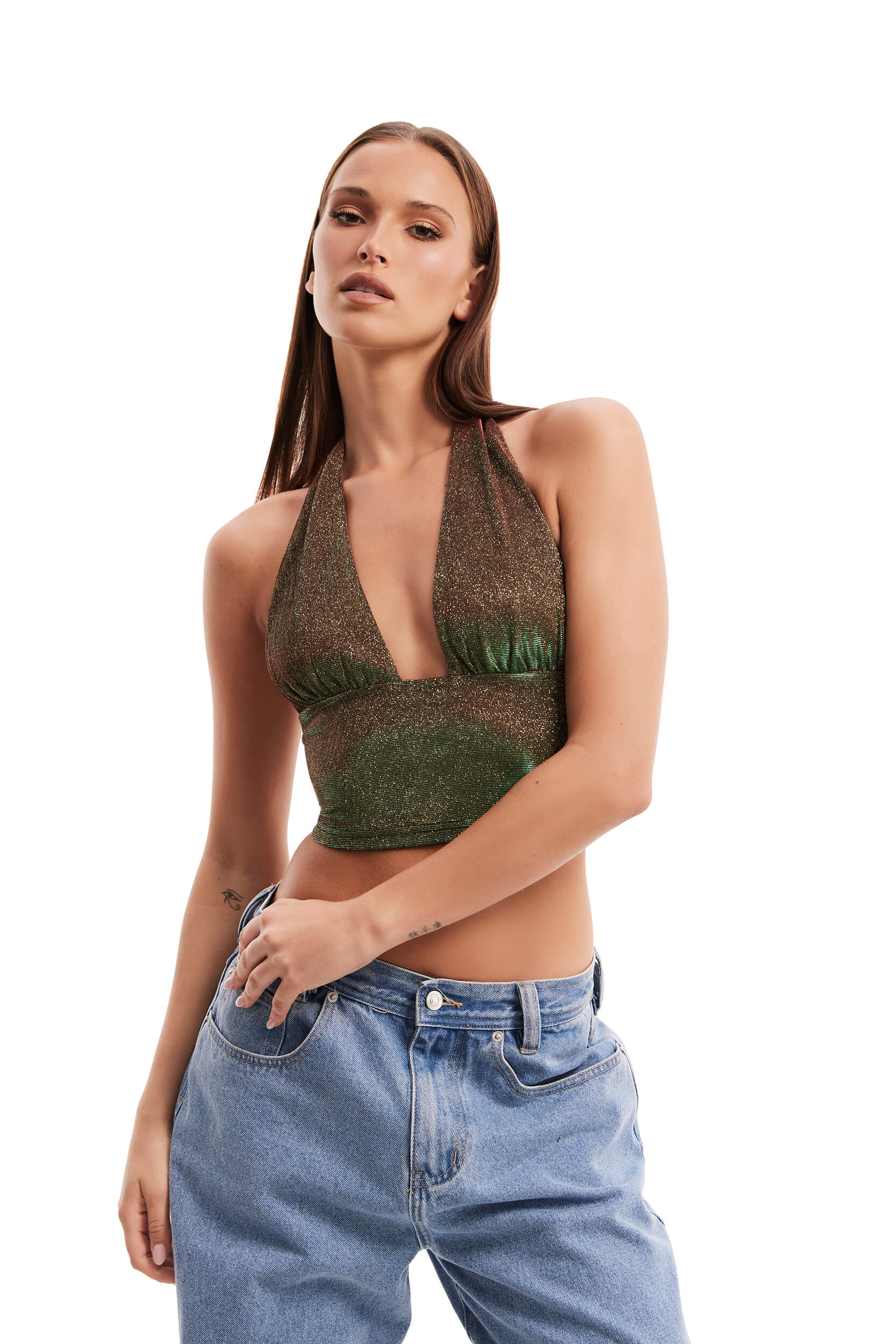 The Cindy Top Green - Stylish Women's Casual Blouse for Everyday Wear | Perfect for Office, Outings & Summer Fashion