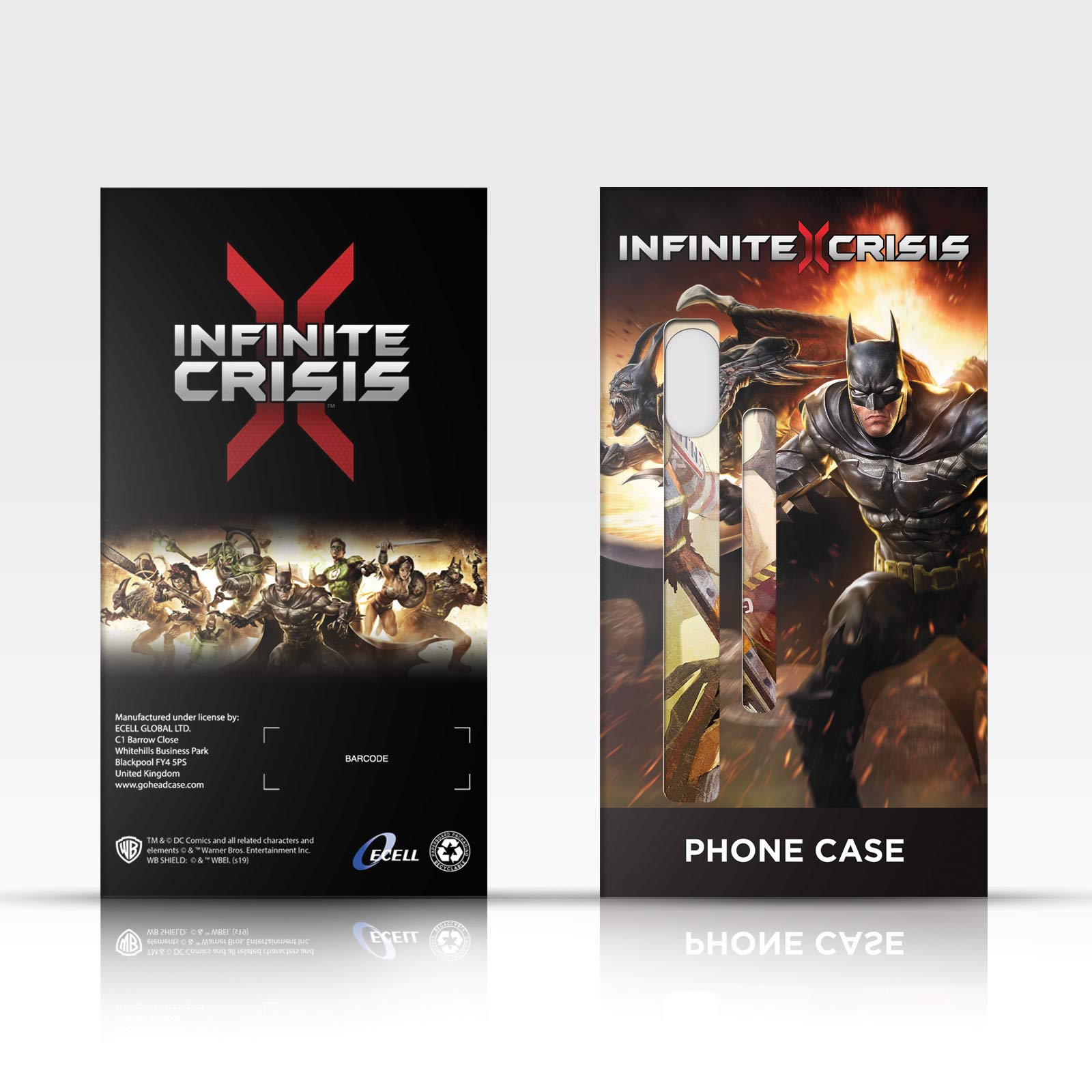 Official Infinite Crisis Cyborg Soft Gel Case for Apple iPhone 11 Pro - Durable Protective Phone Cover with Licensed DC Comics Design - Perfect for Superhero Fans, Daily Use & Gift Giving