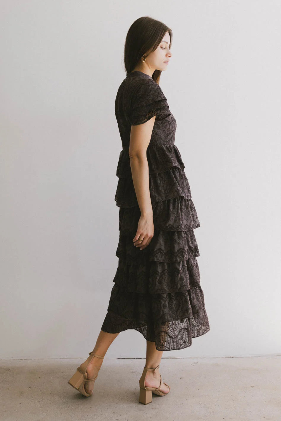 Octavia Tiered Maxi Dress for Women - Flowy Boho Summer Dress with Pockets | Perfect for Beach Vacations, Weddings & Casual Outings
