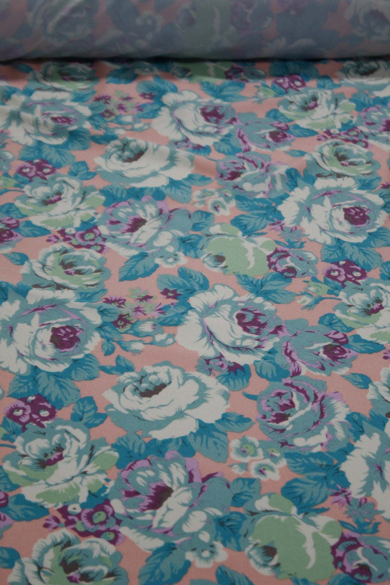 Premium Aqua Rose Stretch Swimwear Fabric - Soft, Quick-Dry & Chlorine-Resistant Material for Swimsuits, Bikinis & Activewear - Perfect for Beach, Pool & Water Sports