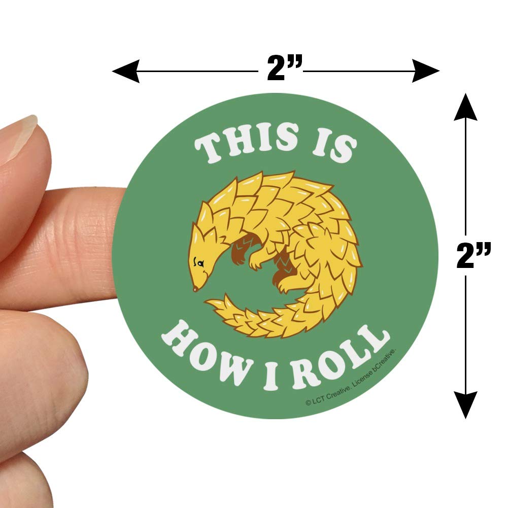 Funny Armadillo Stickers for Planners, Calendars & Scrapbooking - Cute Crafting Decals for Bullet Journals, DIY Projects & Gift Wrapping