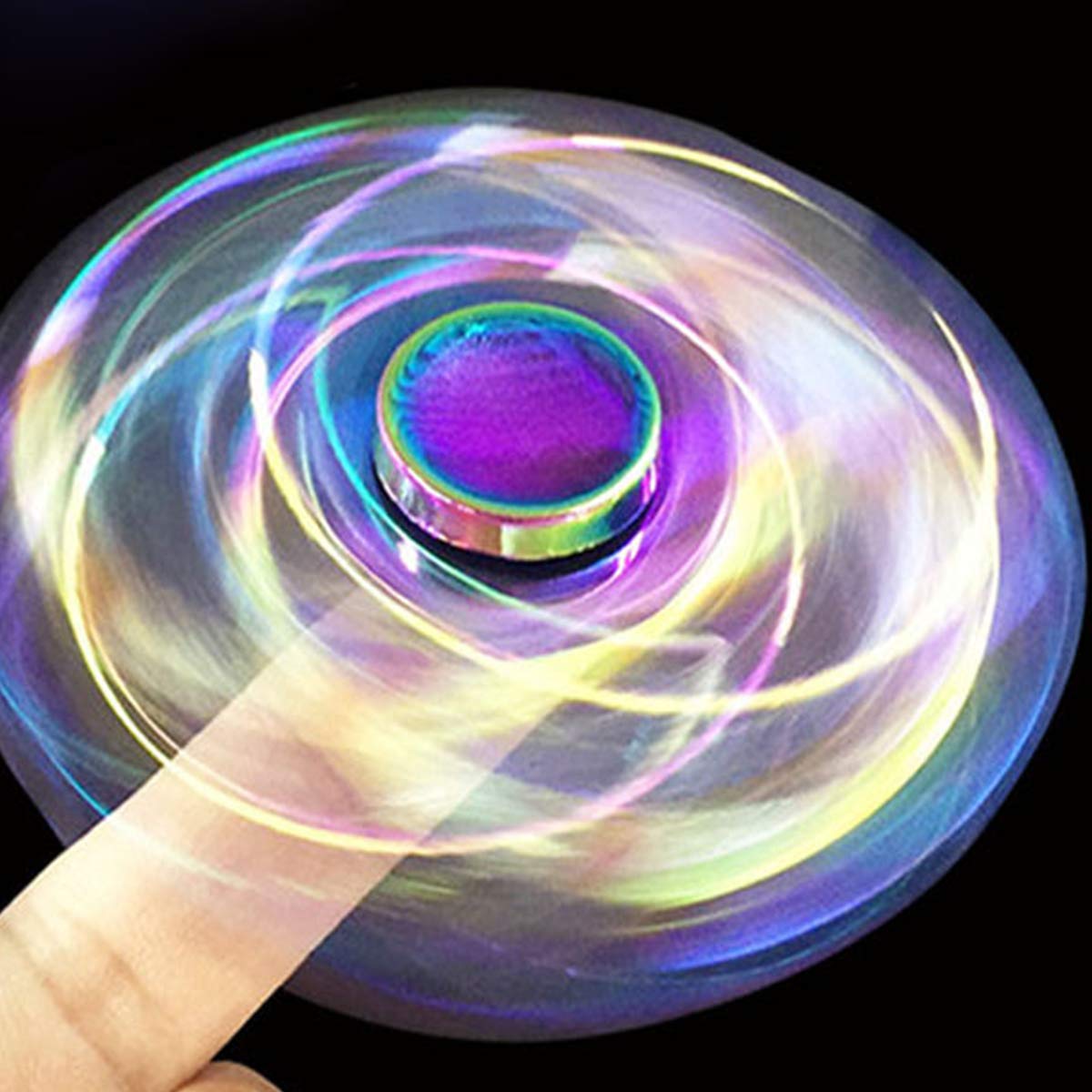 7 Pack Premium Metal Fidget Spinners for Kids & Adults - Stress Relief Finger Hand Spinners, Desk Toys & Party Favors - Perfect for Office, Classroom, Stocking Stuffers & Holiday Gift Bags