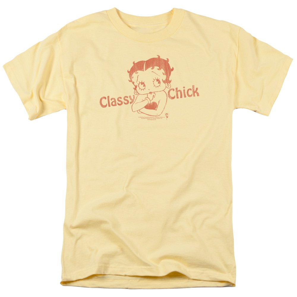 Betty Boop Classy Chick Unisex T-Shirt for Men & Women - Casual Wear, Graphic Tees, Vintage Style for Everyday Outfits & Gifts