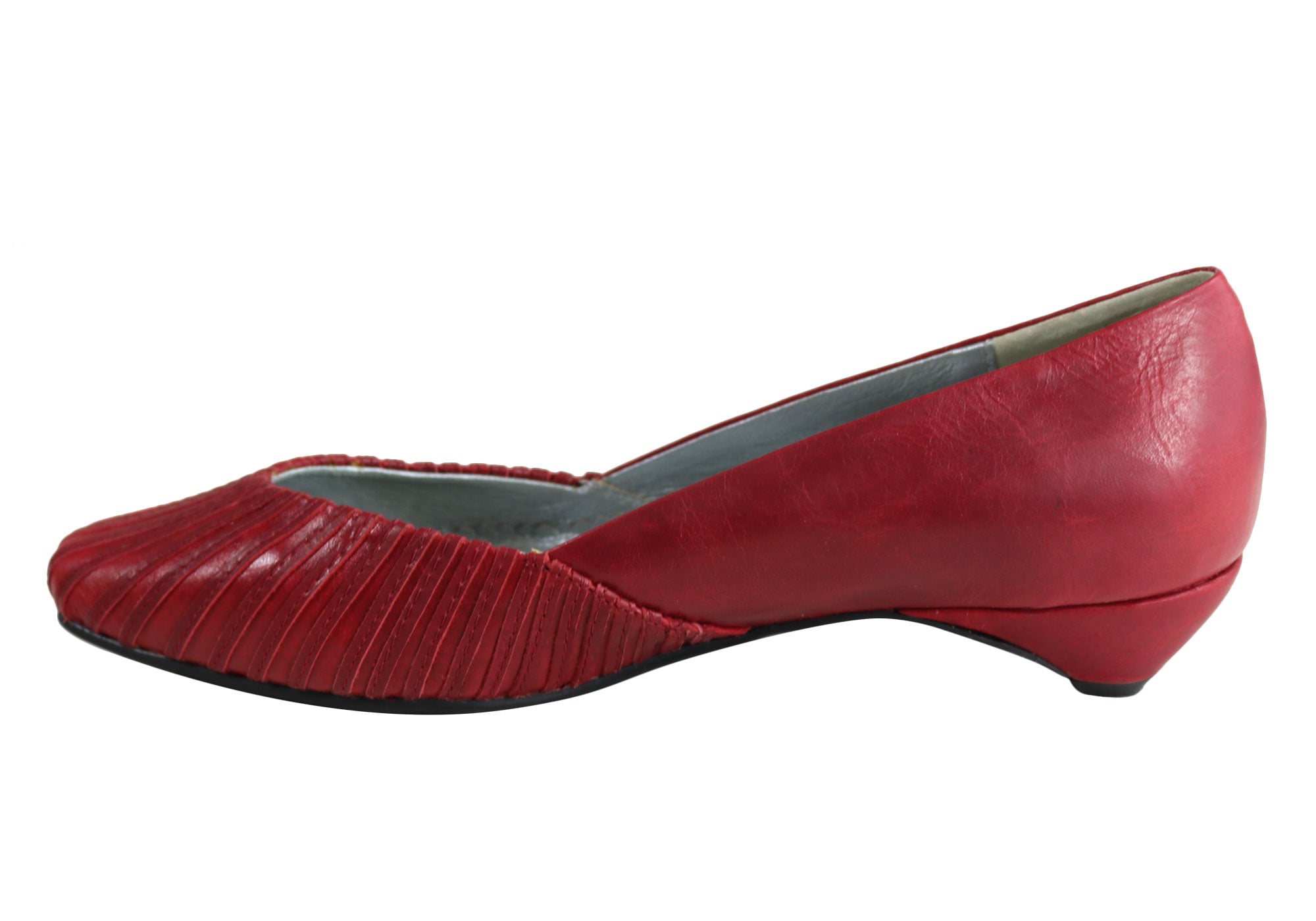 Orizonte Vixen Women's Genuine Leather Low Heel Shoes - Comfortable & Stylish for Office, Dating & Casual Wear